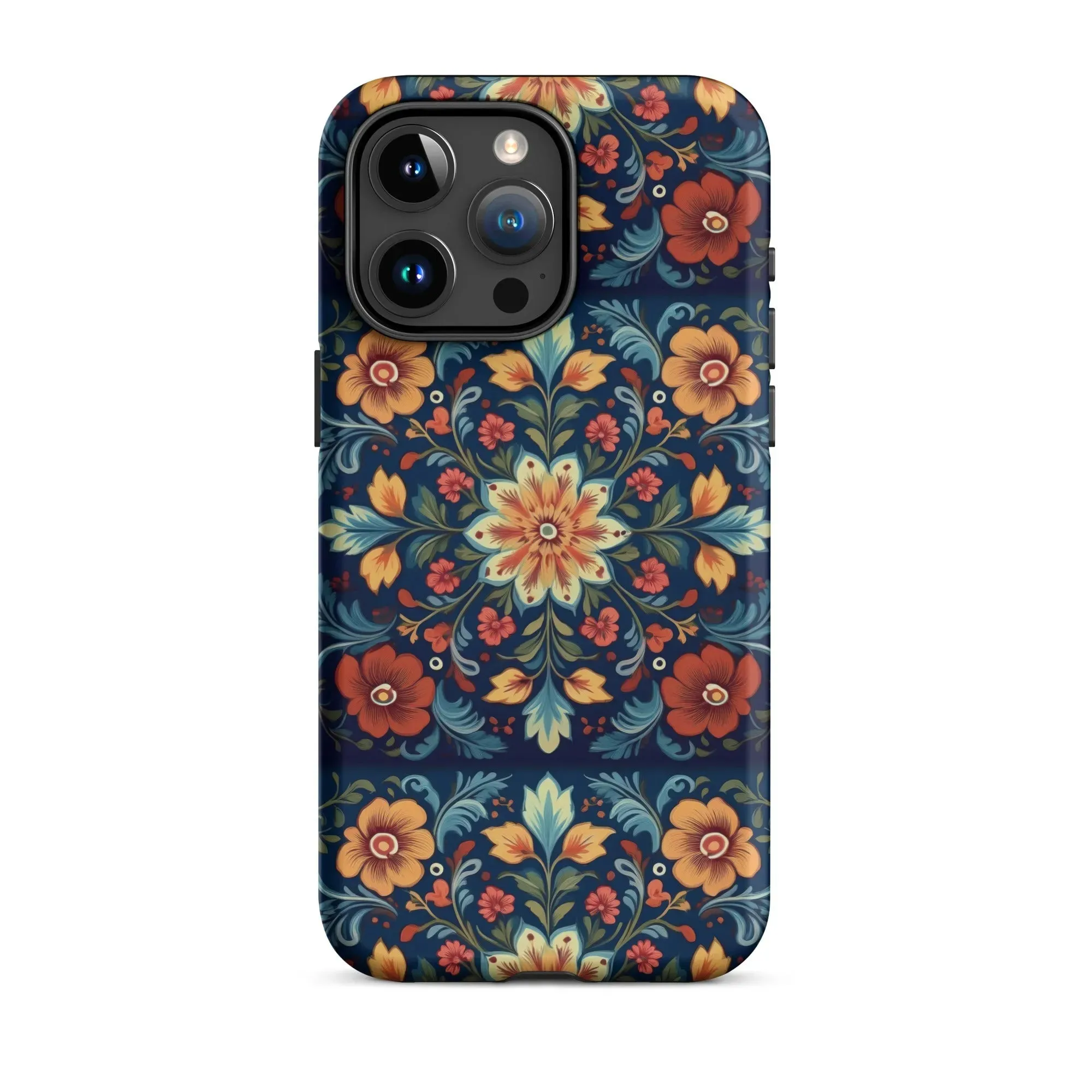 Norwegian Rosemaling Tough iPhone® Case