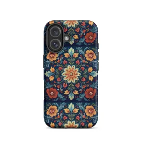 Norwegian Rosemaling Tough iPhone® Case