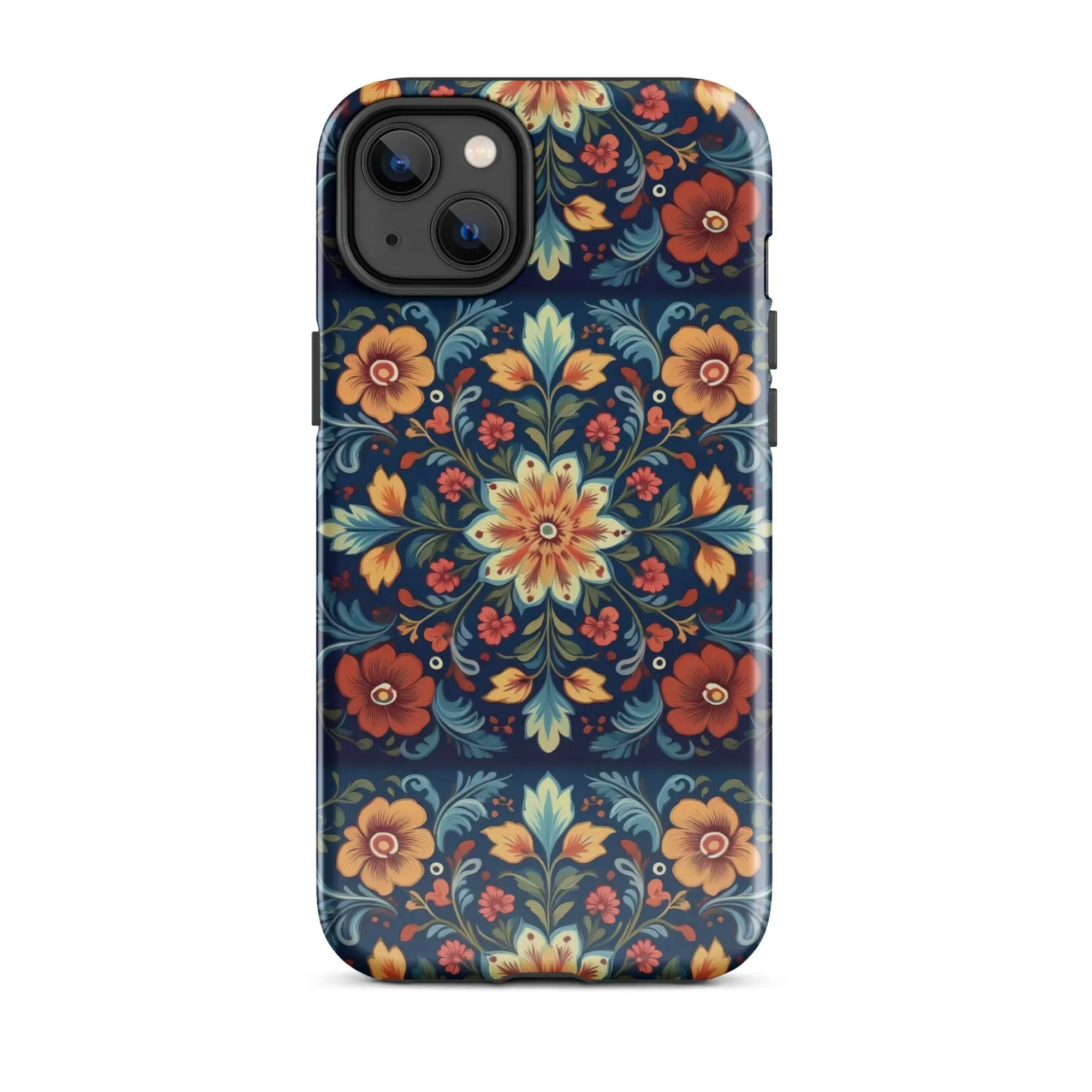 Norwegian Rosemaling Tough iPhone® Case