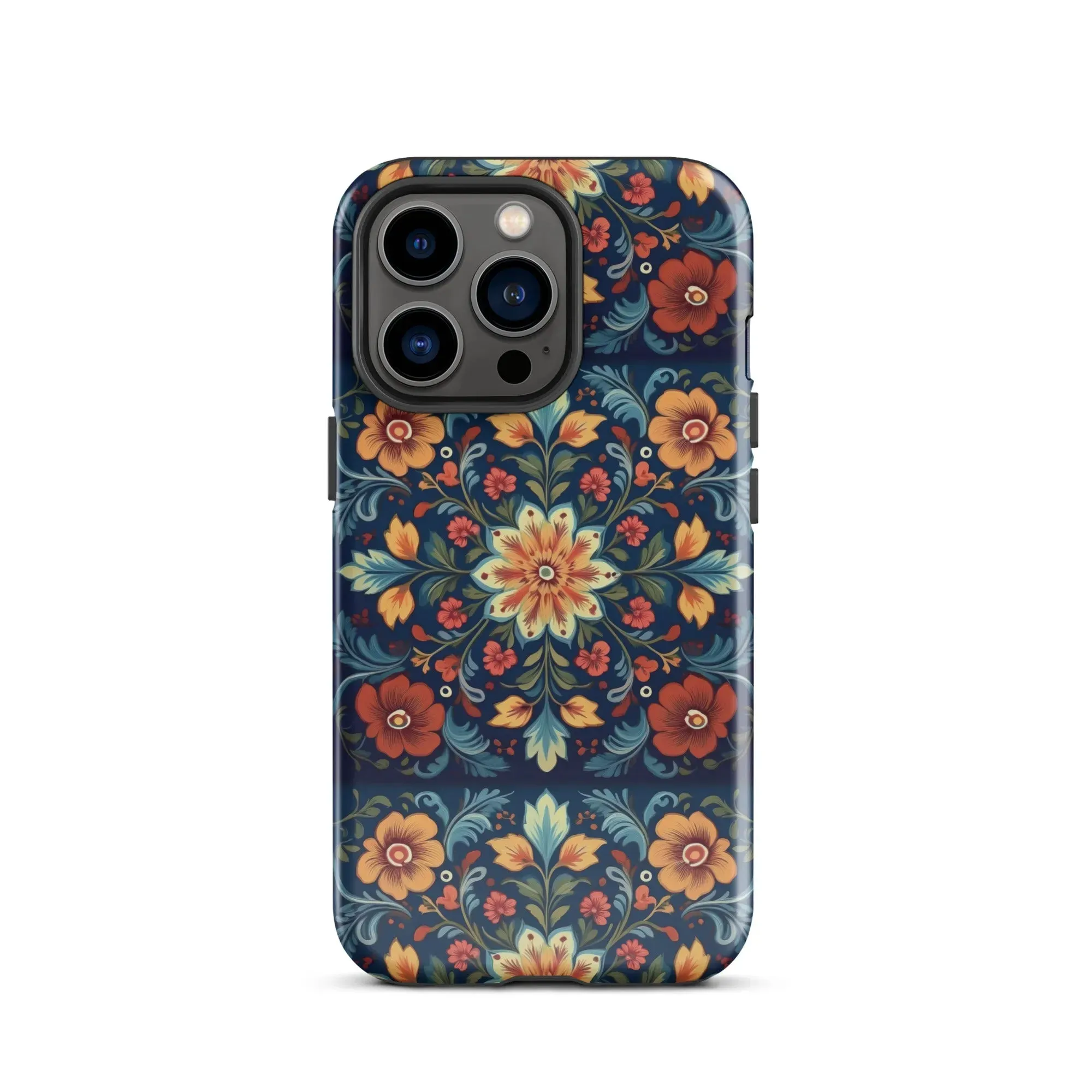 Norwegian Rosemaling Tough iPhone® Case