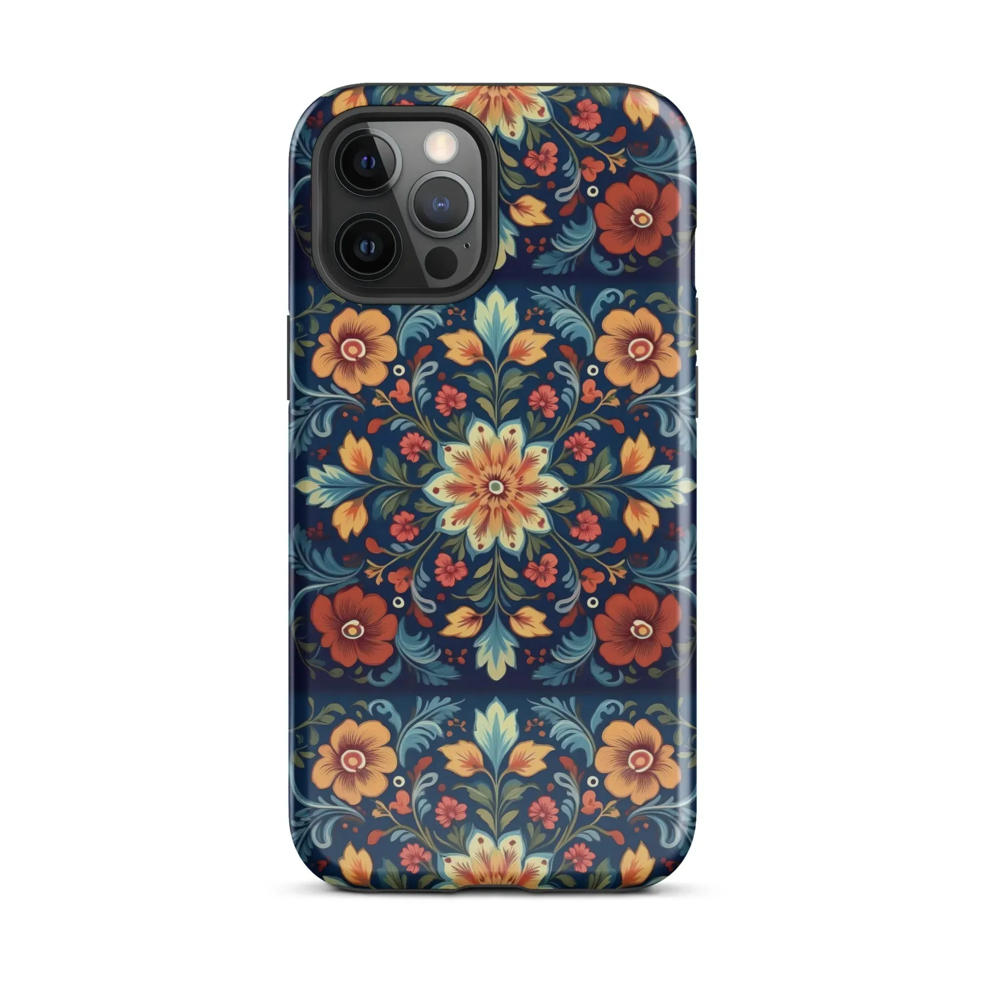 Norwegian Rosemaling Tough iPhone® Case