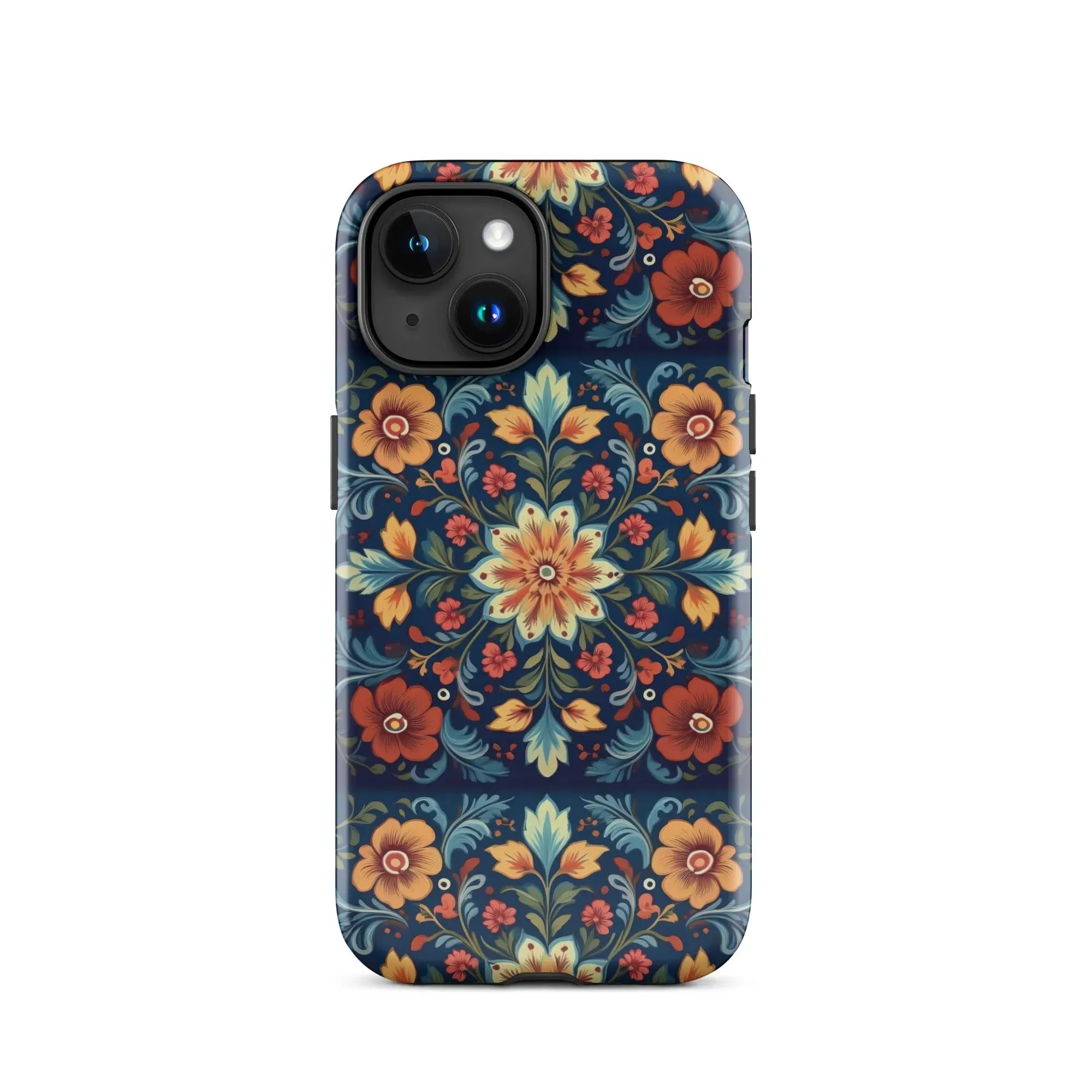 Norwegian Rosemaling Tough iPhone® Case