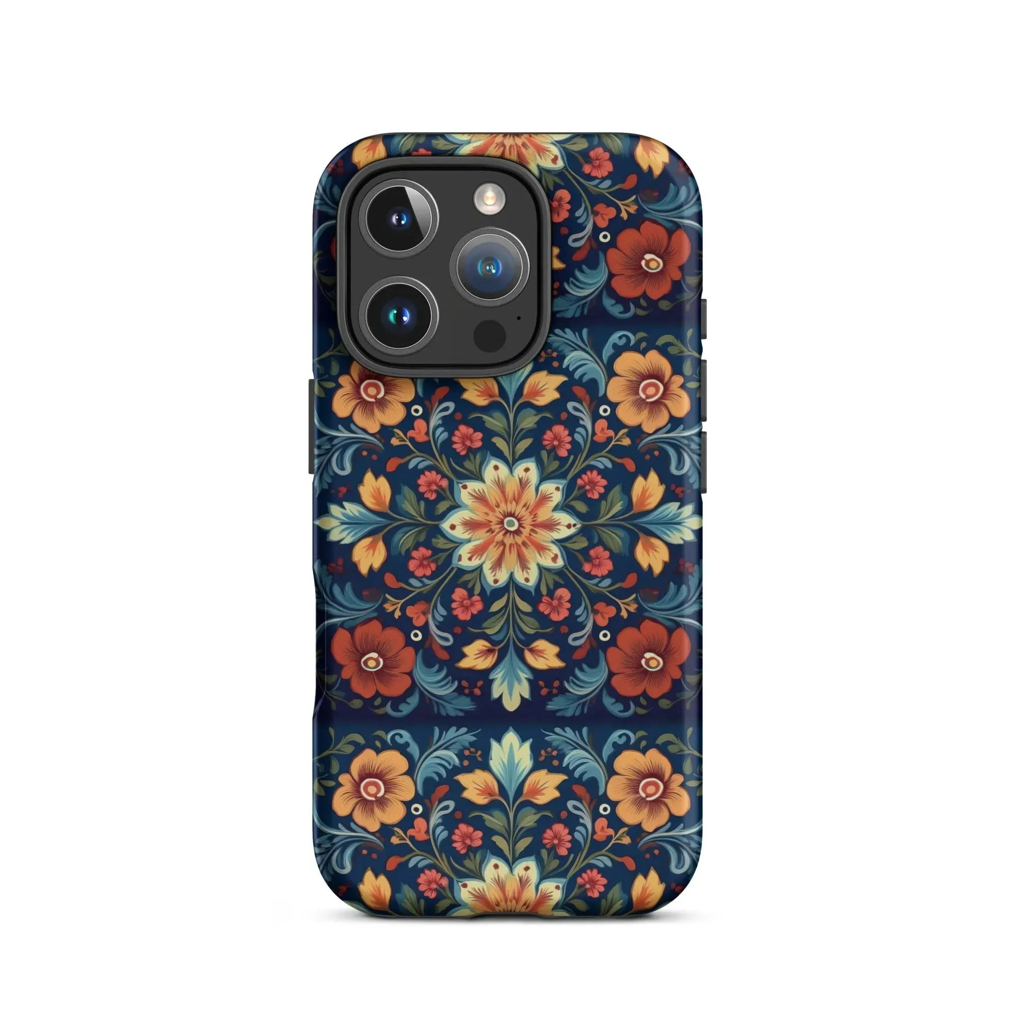 Norwegian Rosemaling Tough iPhone® Case