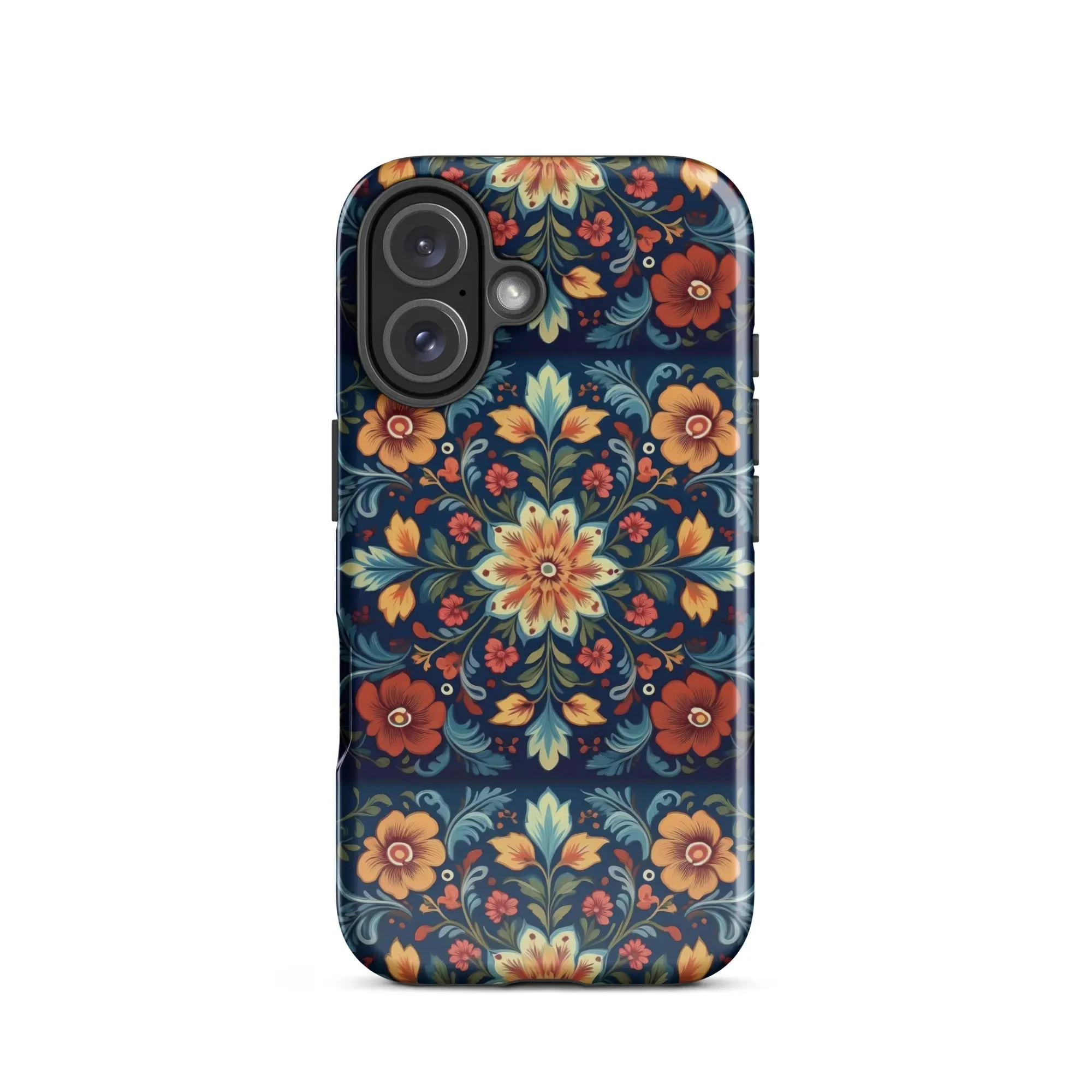 Norwegian Rosemaling Tough iPhone® Case