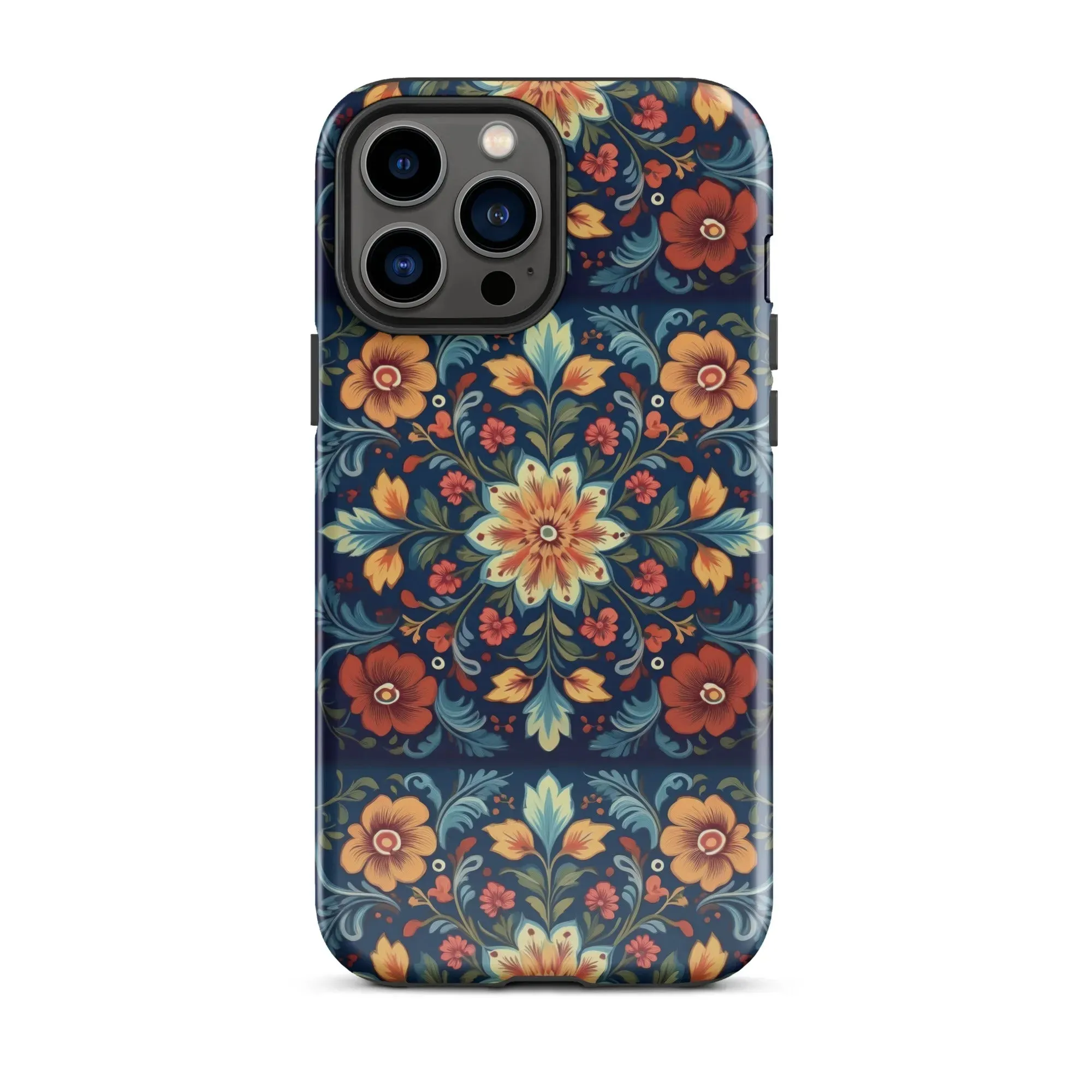 Norwegian Rosemaling Tough iPhone® Case