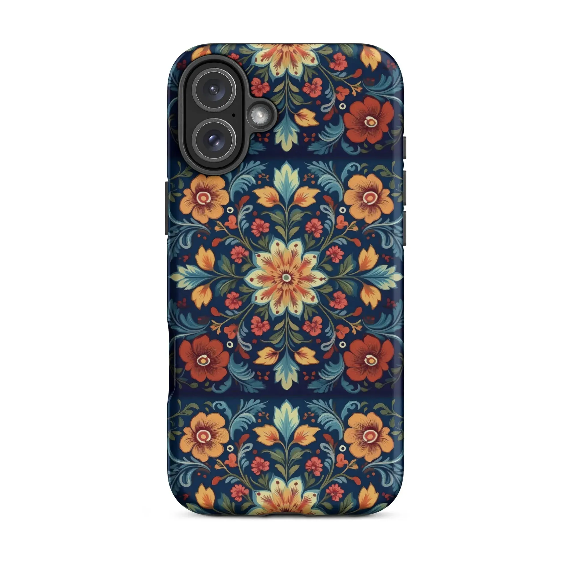 Norwegian Rosemaling Tough iPhone® Case