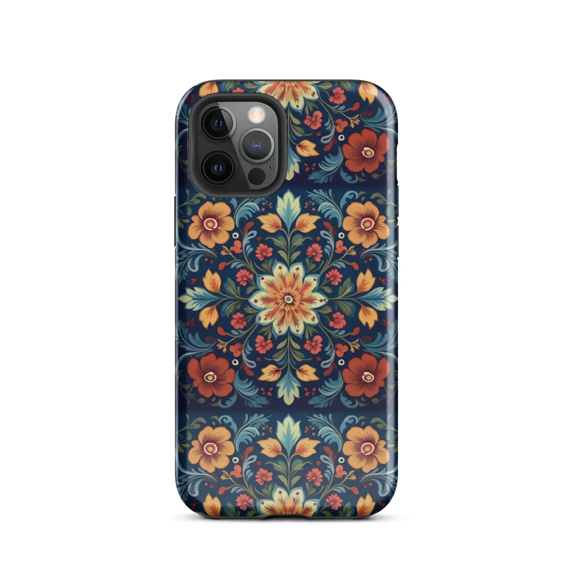 Norwegian Rosemaling Tough iPhone® Case