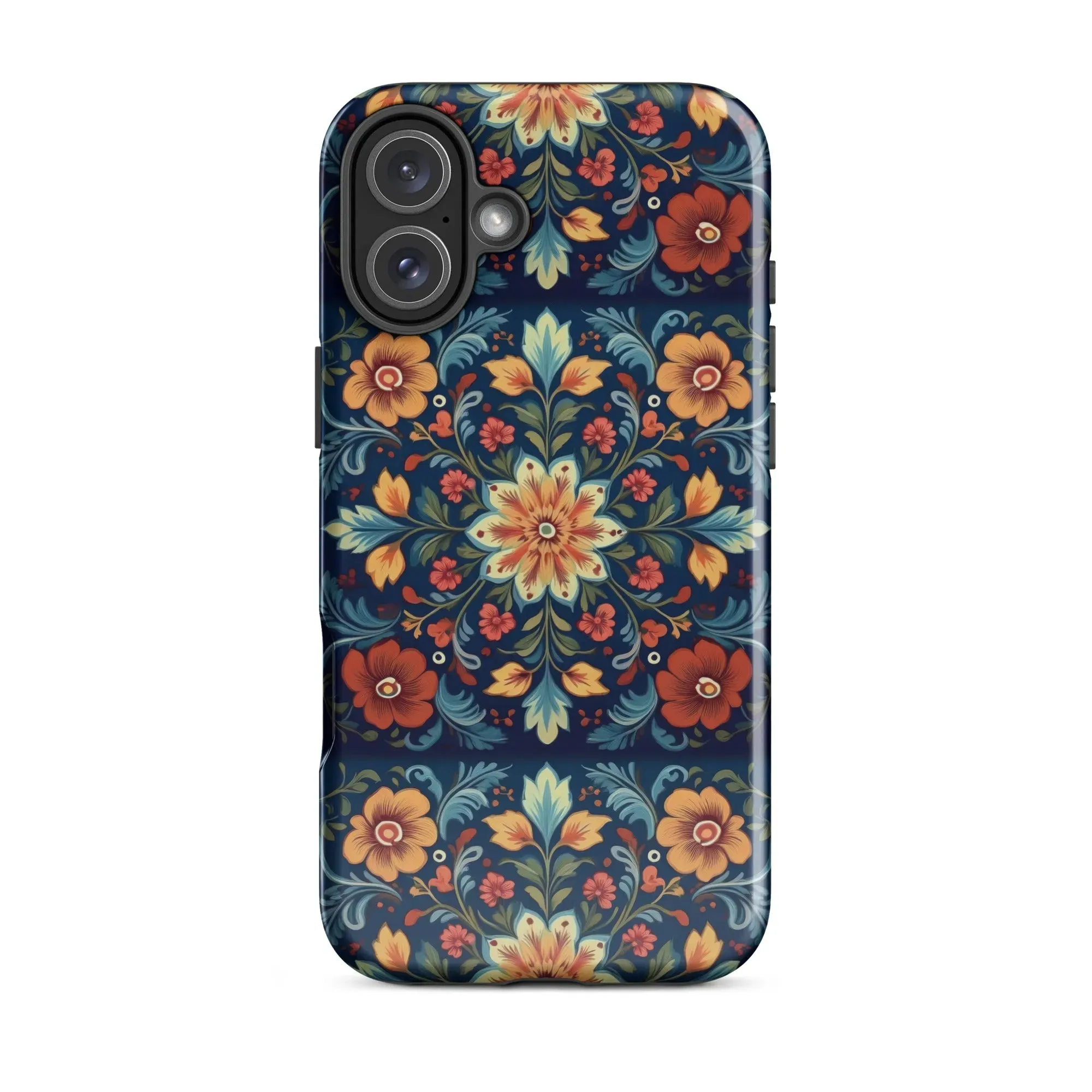 Norwegian Rosemaling Tough iPhone® Case