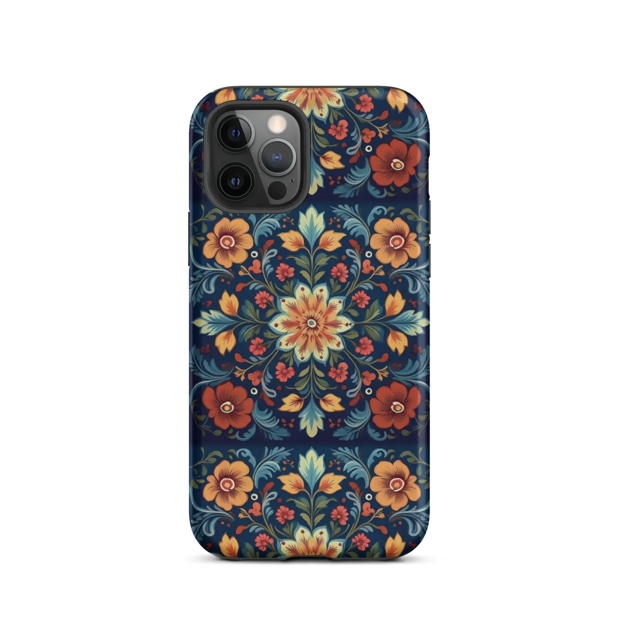 Norwegian Rosemaling Tough iPhone® Case