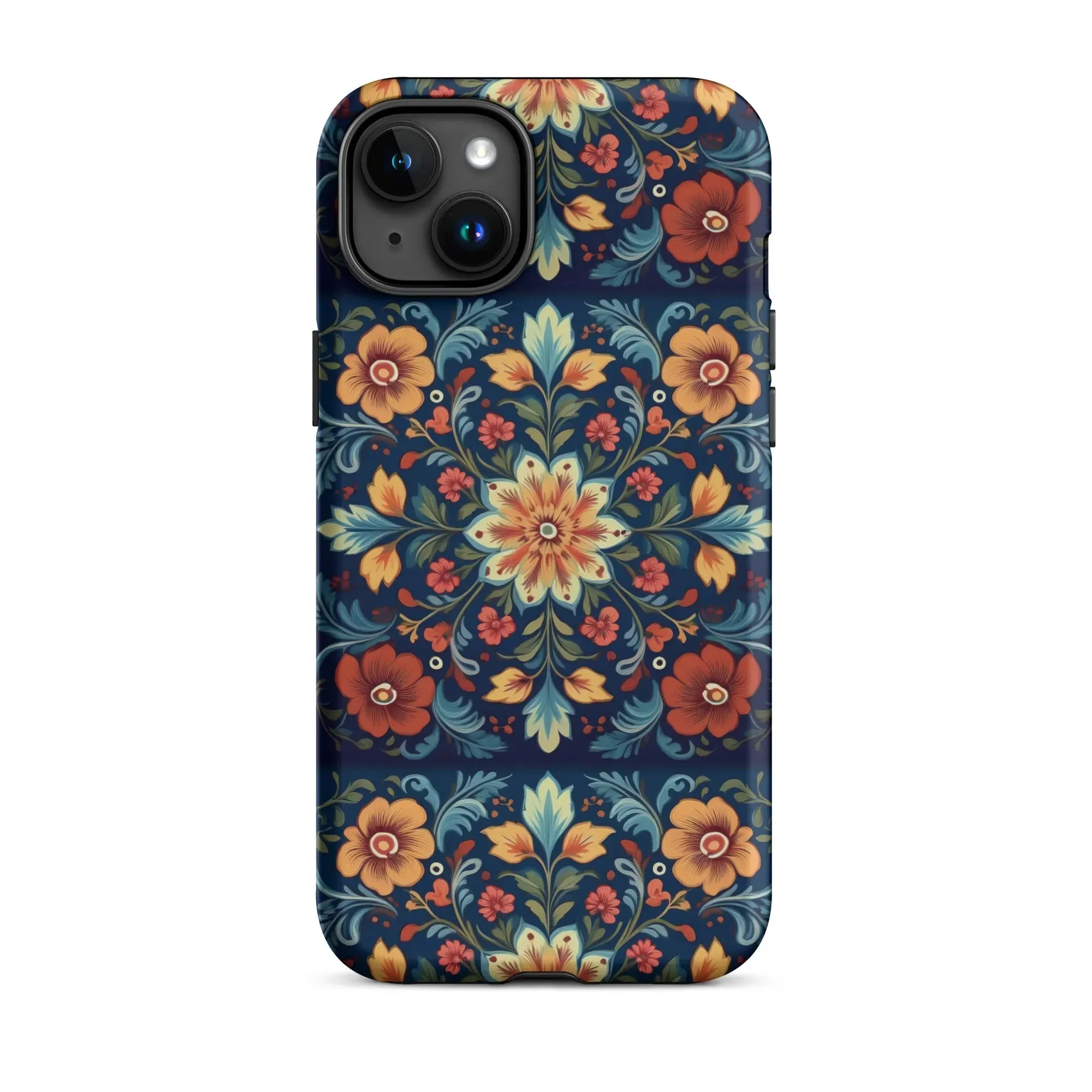 Norwegian Rosemaling Tough iPhone® Case