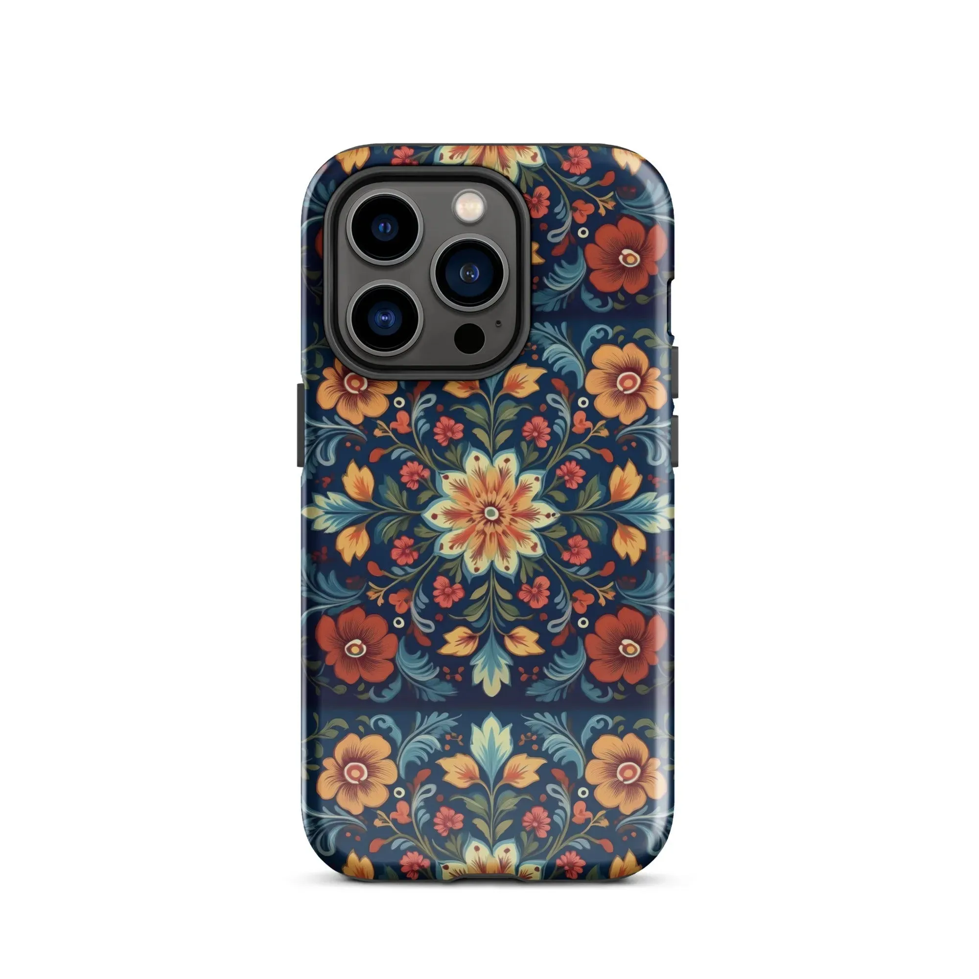 Norwegian Rosemaling Tough iPhone® Case