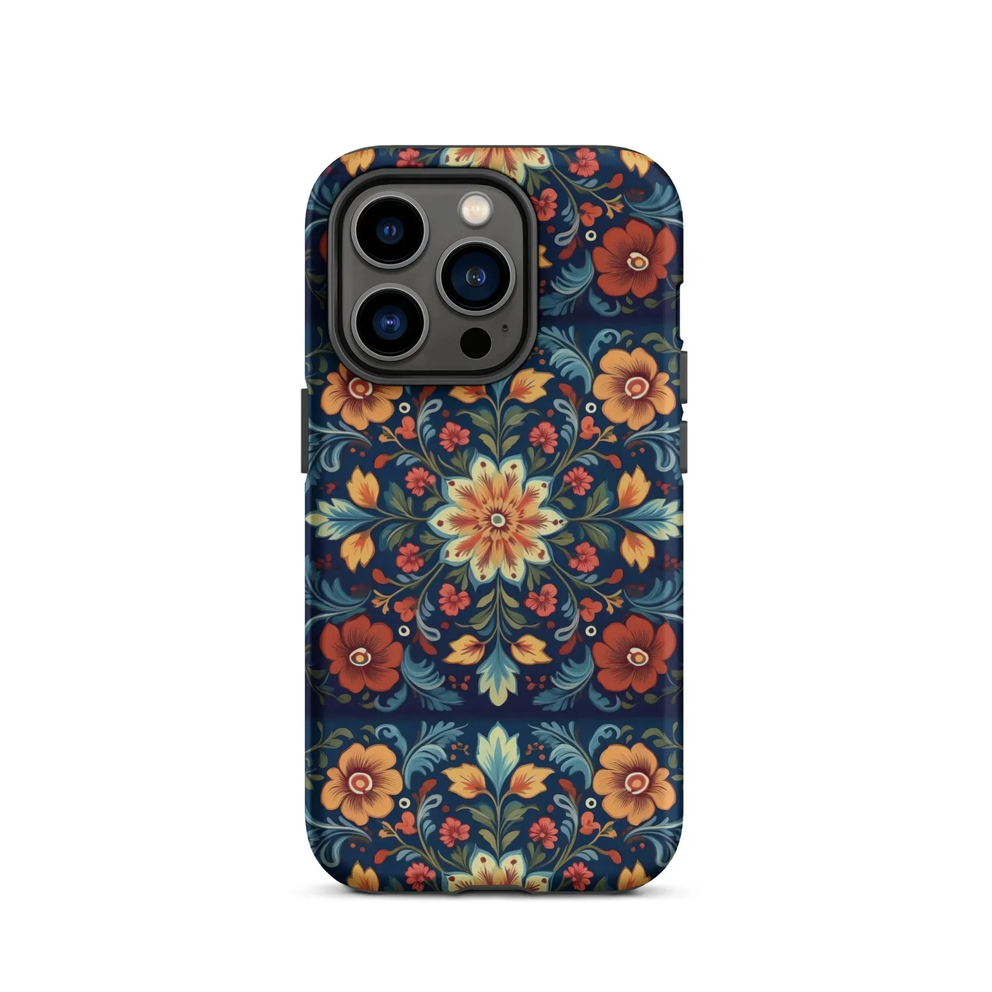 Norwegian Rosemaling Tough iPhone® Case