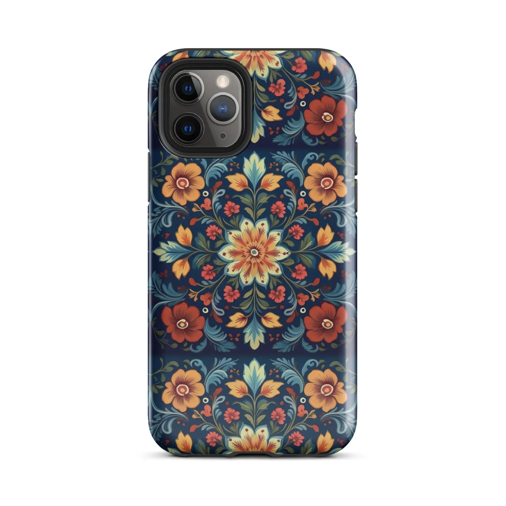 Norwegian Rosemaling Tough iPhone® Case