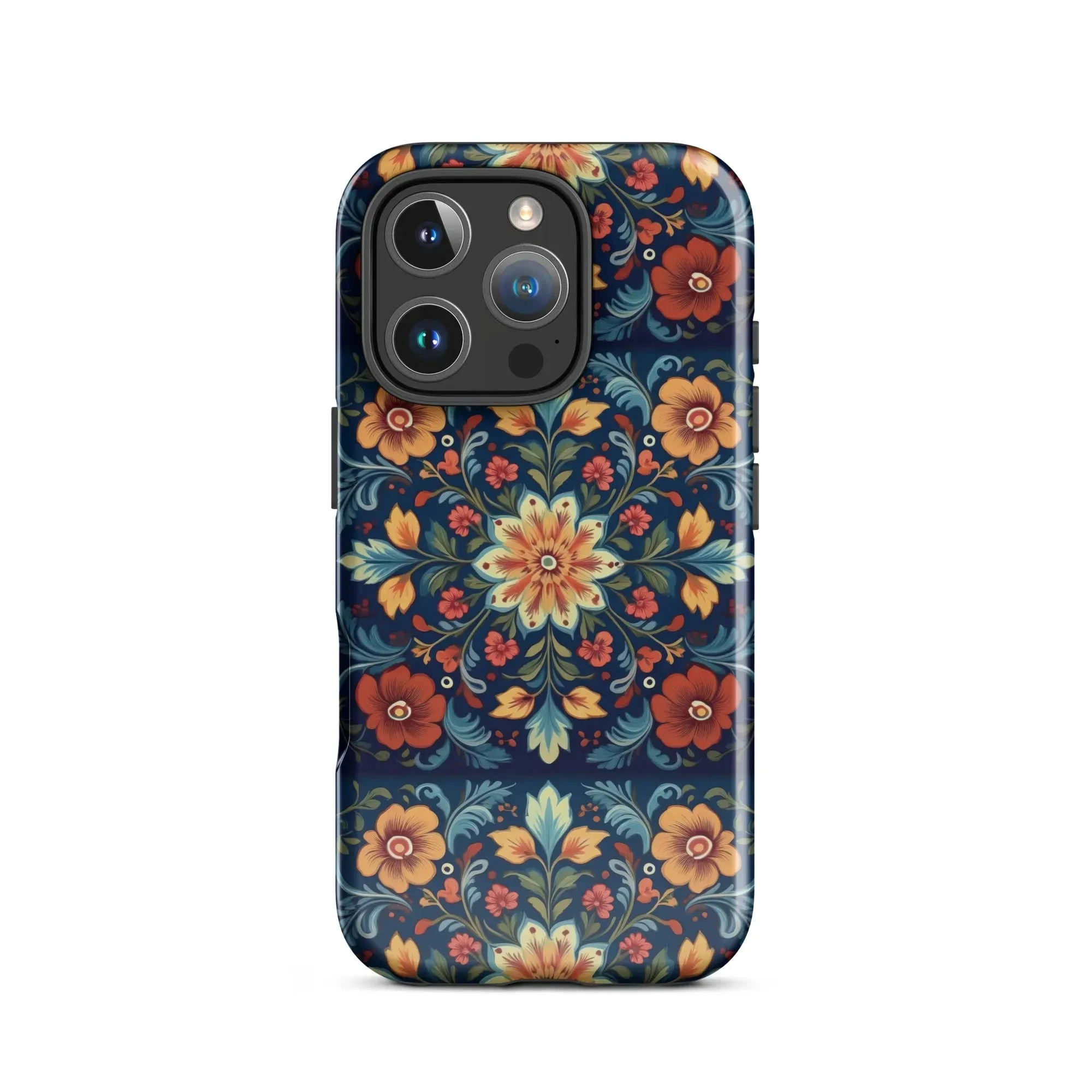 Norwegian Rosemaling Tough iPhone® Case