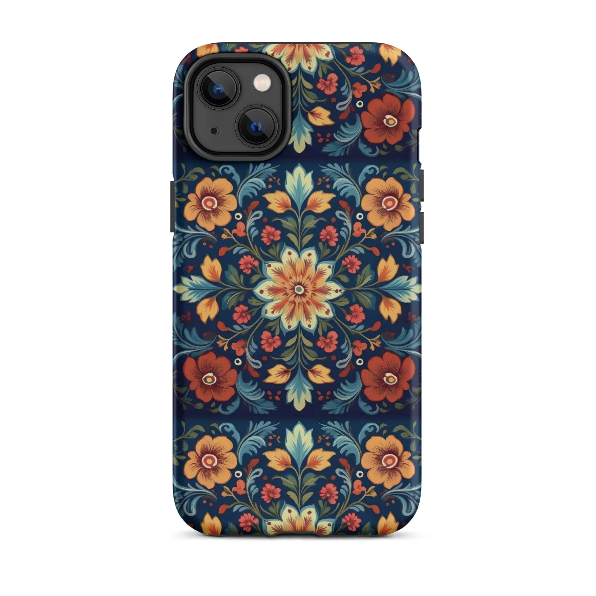 Norwegian Rosemaling Tough iPhone® Case