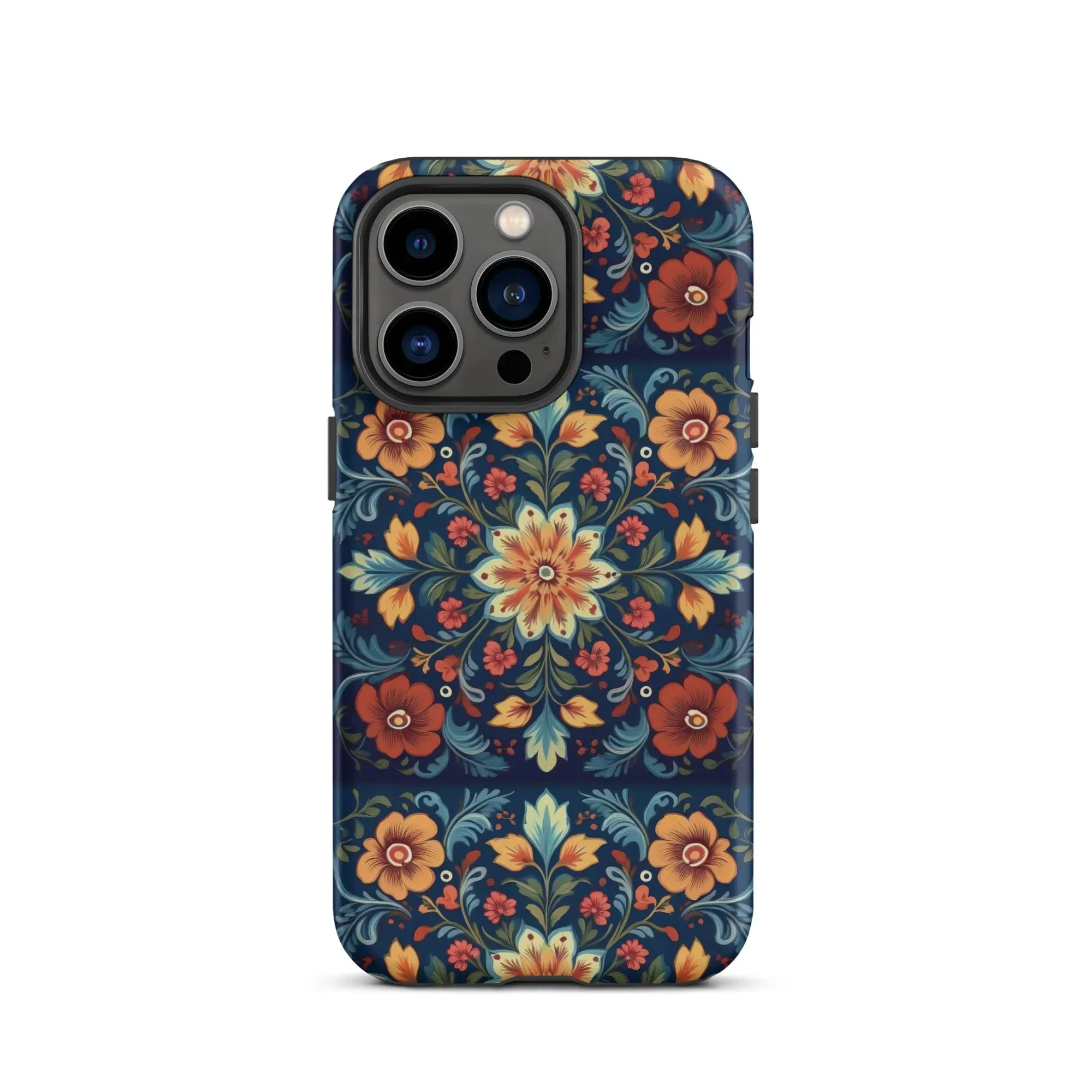 Norwegian Rosemaling Tough iPhone® Case