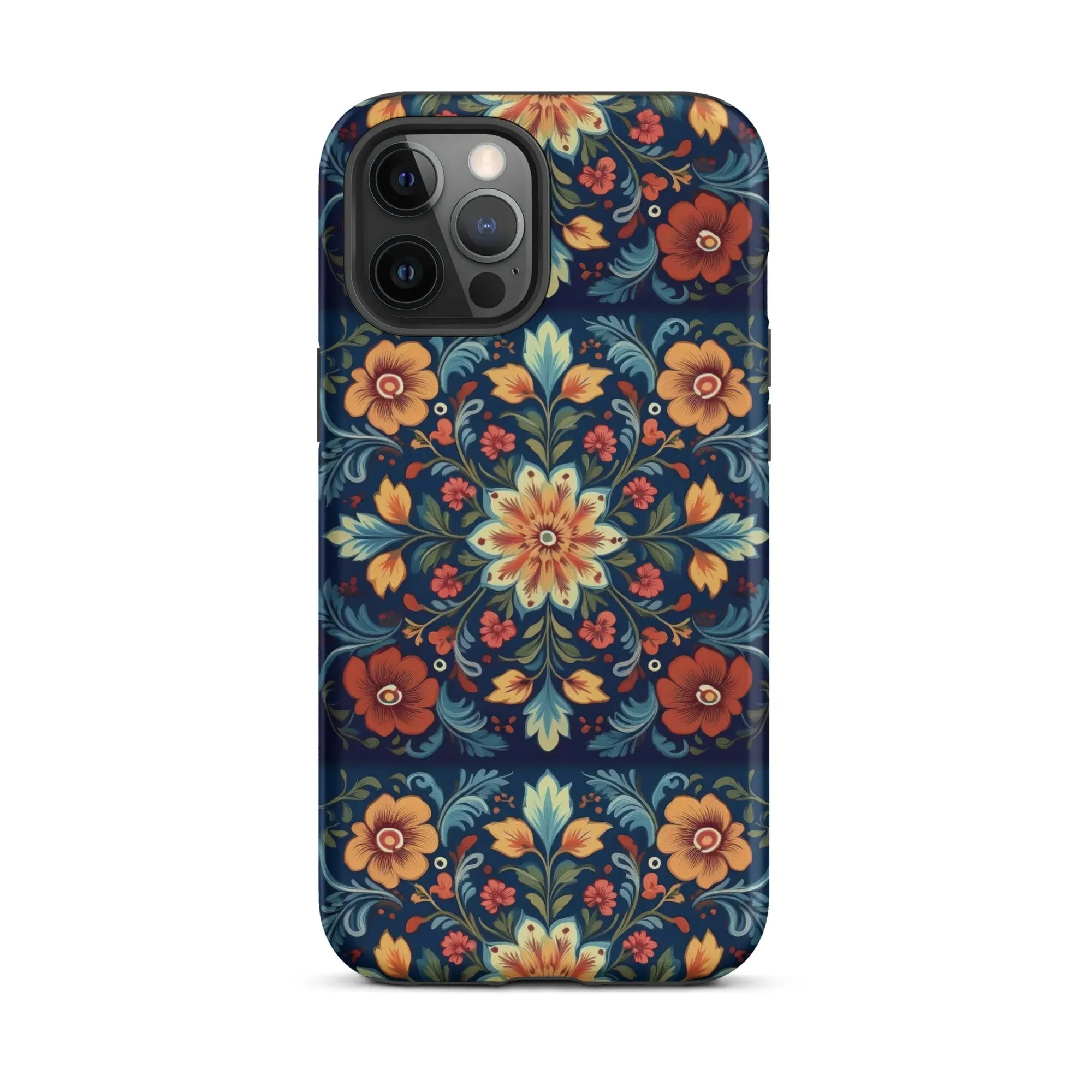 Norwegian Rosemaling Tough iPhone® Case