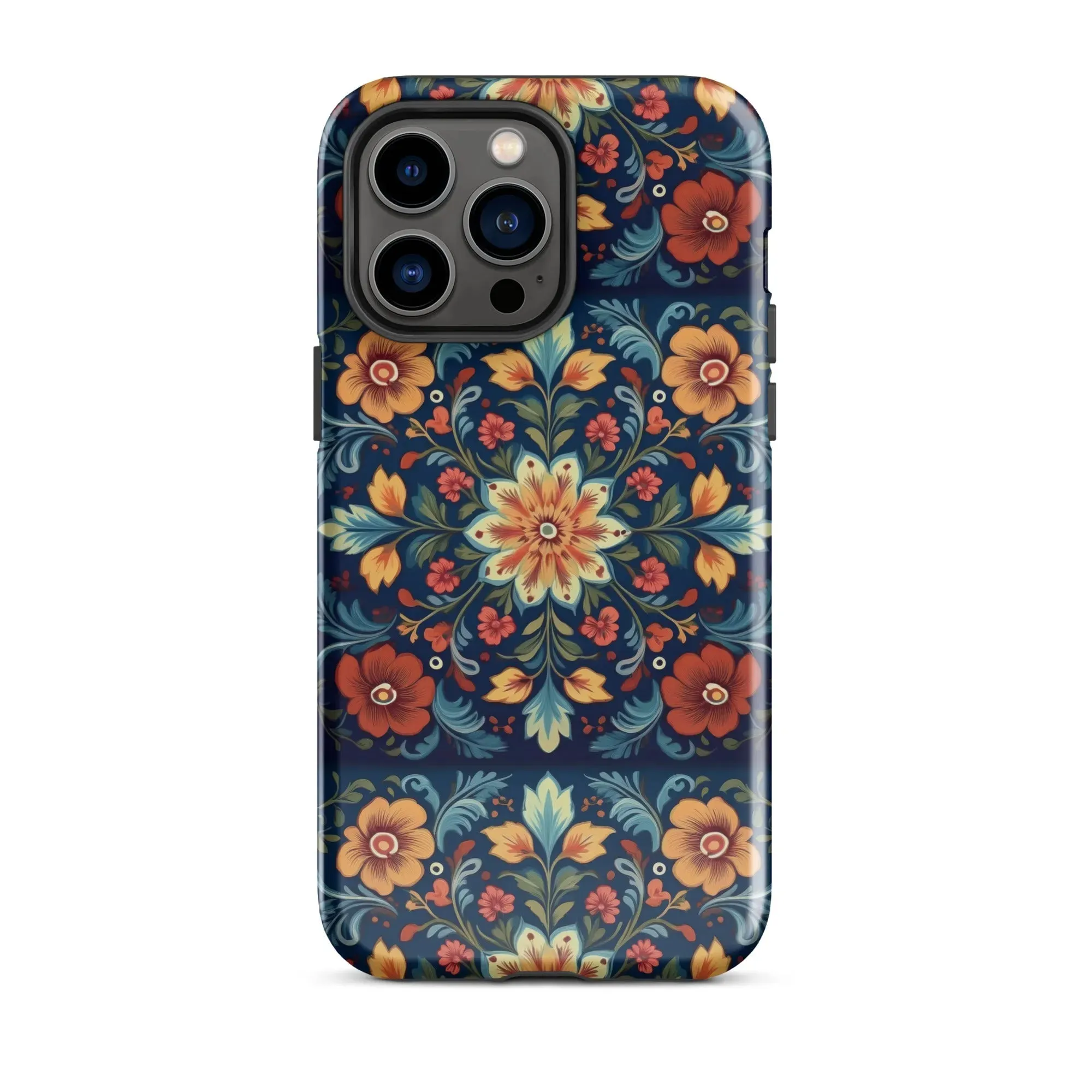 Norwegian Rosemaling Tough MagSafe iPhone® Case