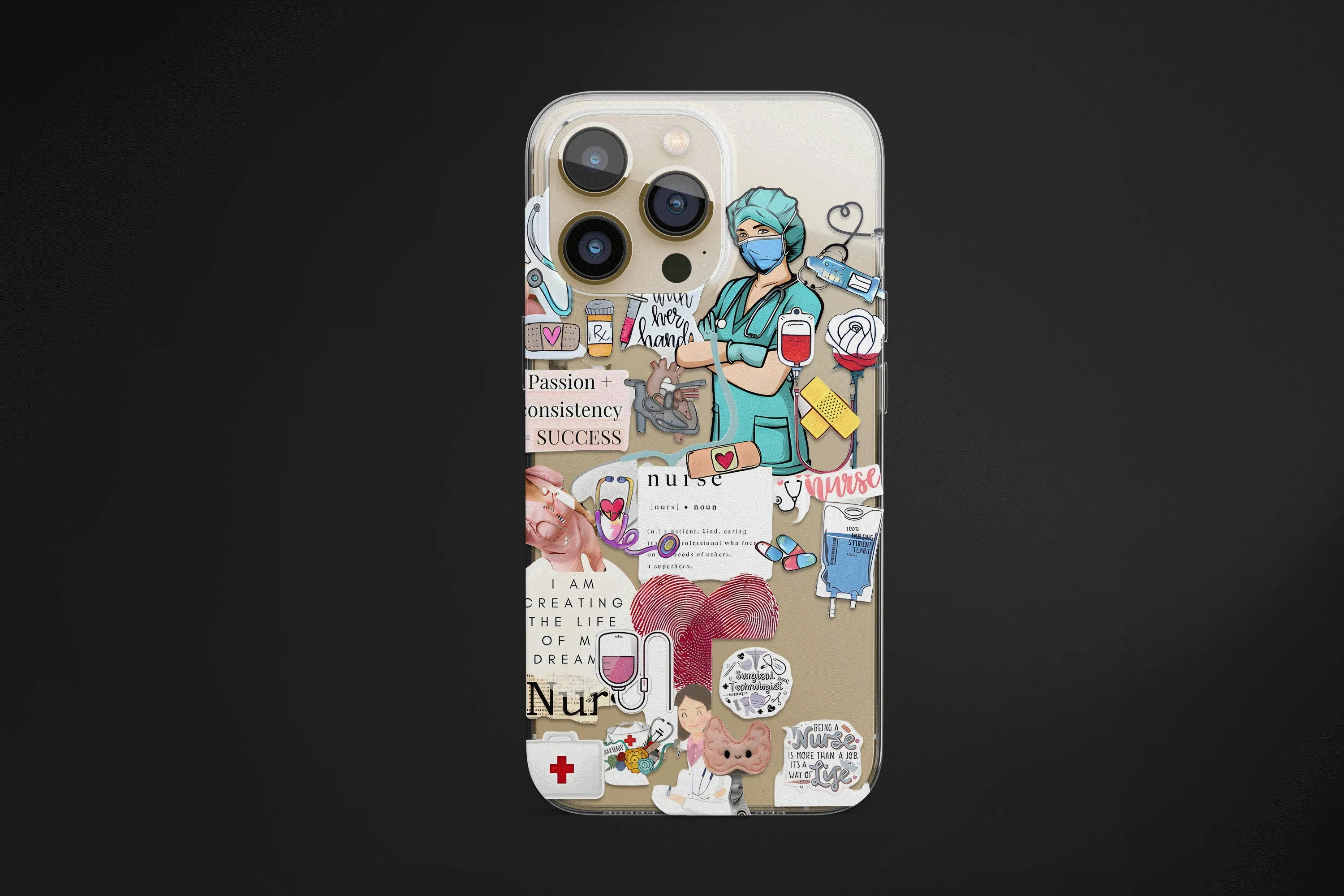 Nurse Phone Case, Anatomy Phone Case, Aesthetic Phone Case, Hospital Phone Case