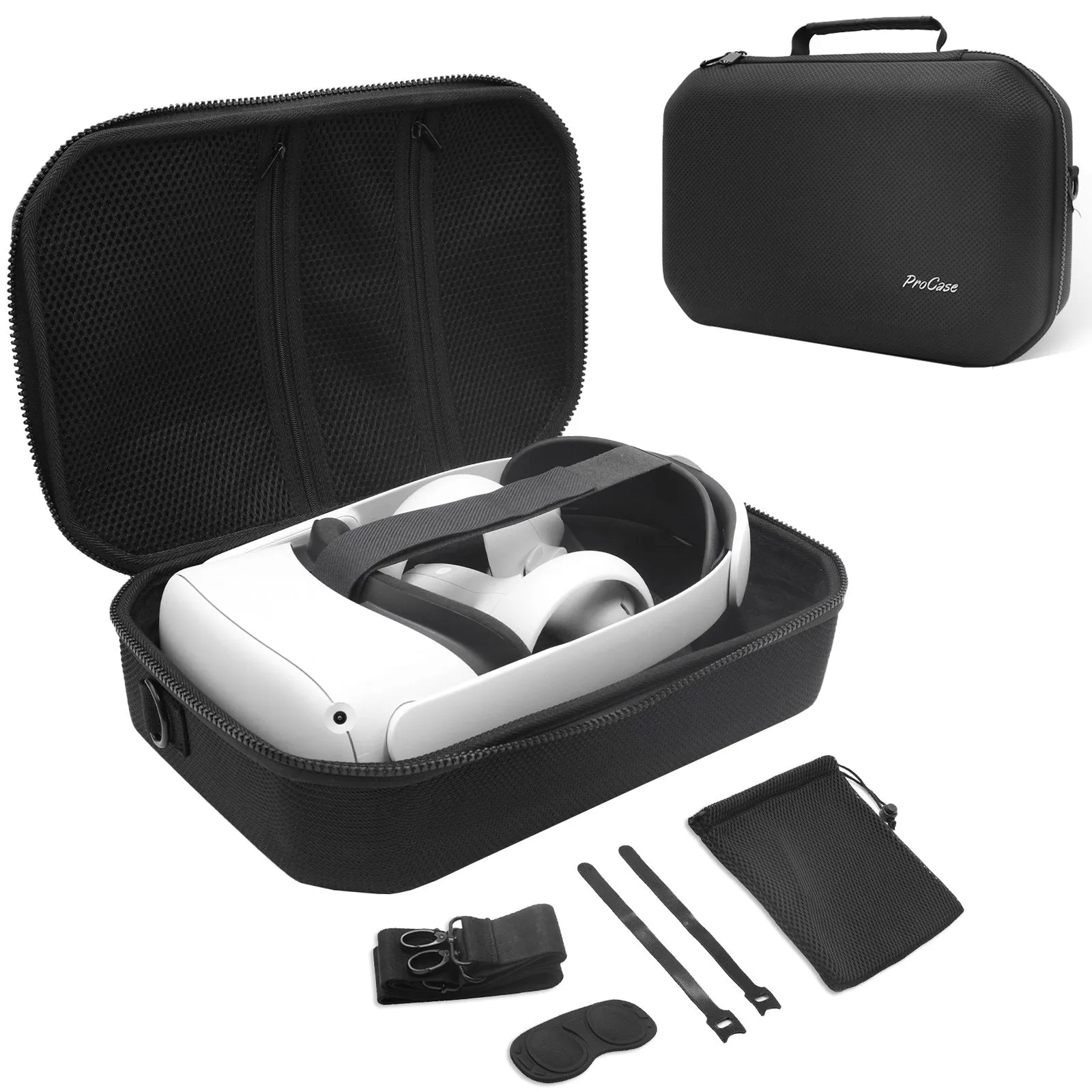 Oculus Quest 2 VR Gaming Headset Hard Travel Case | ProCase