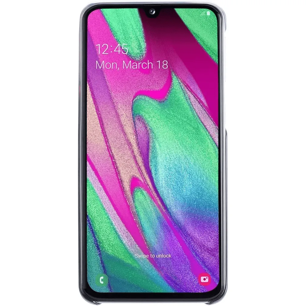 Official Samsung Galaxy A40 Gradation Cover Back Case - Black