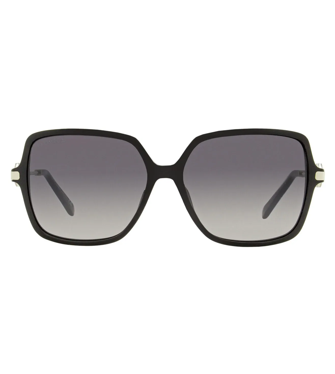 Omega Men's Grey Gradient Butterfly Sunglass