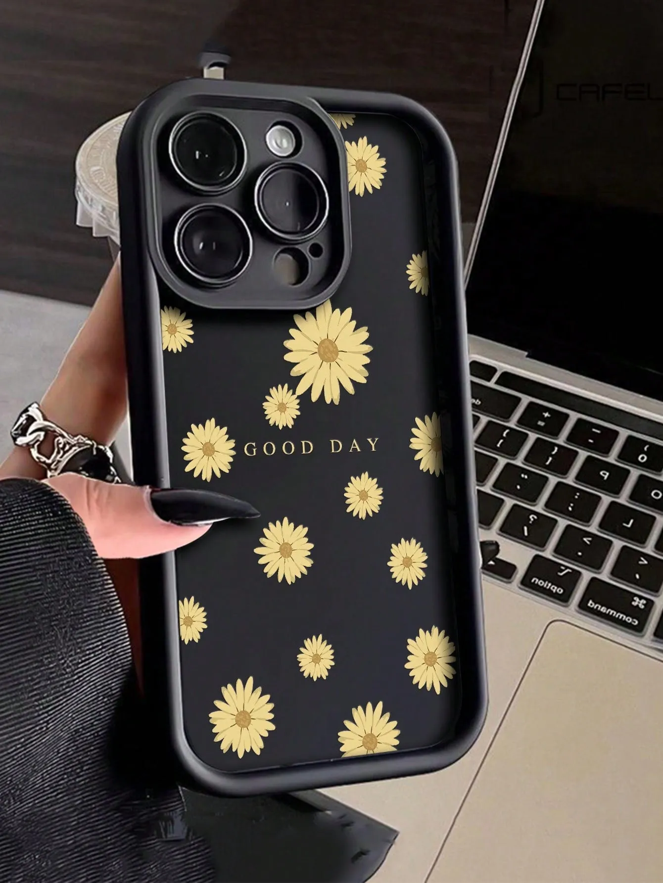 One Personality Simple Small Flower Pattern Thickened Anti-Drop Phone Case For IPhone 11 12 13 14 11Pro Max 12Pro Max 13Pro Max 14Pro Max XR 15 15PRO 15PROMAX And Samsung Galaxy A05, A15, A25, A35, A55, S23, S24 Series