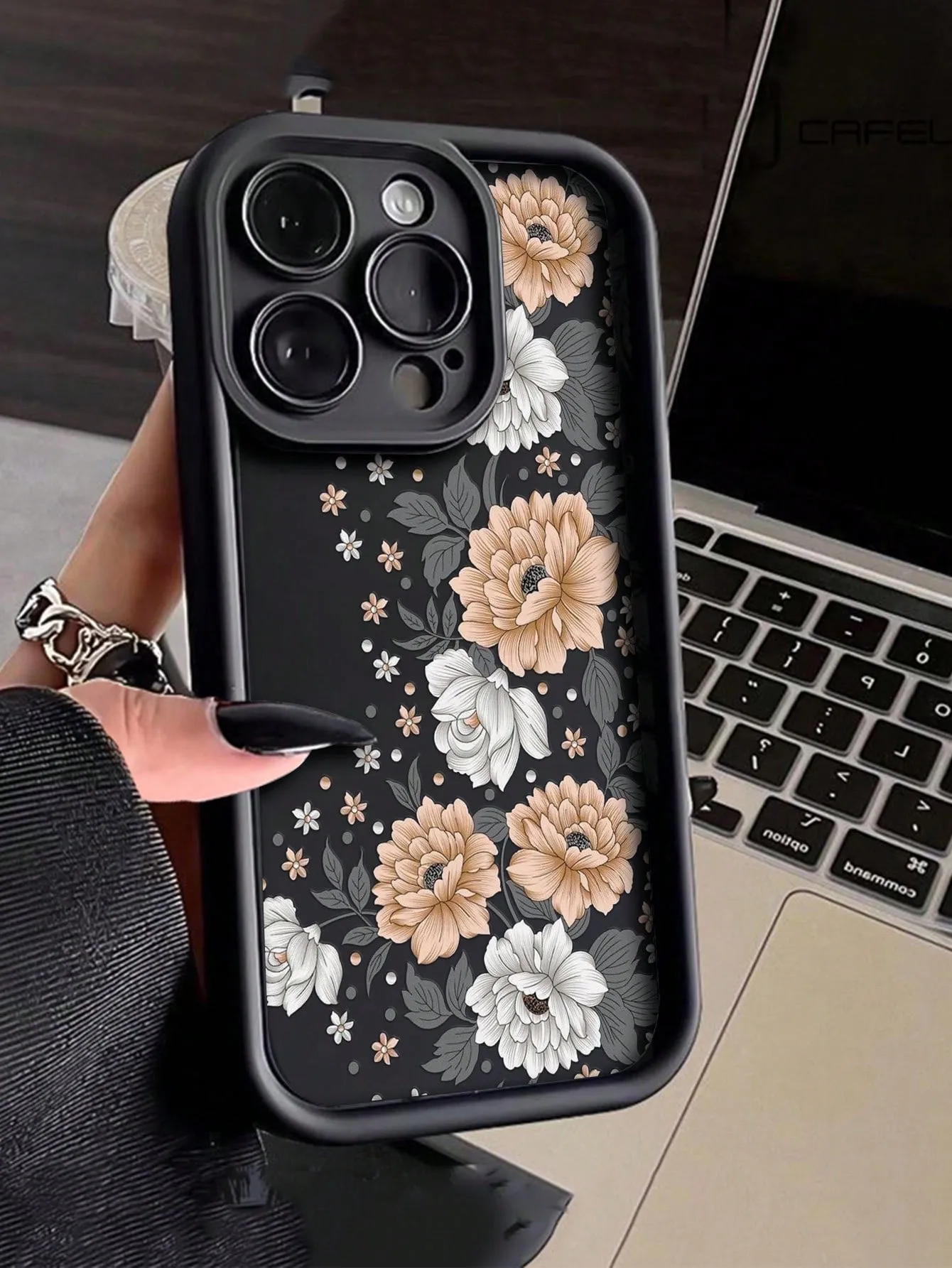 One Personality Simple Small Flower Pattern Thickened Anti-Drop Phone Case For IPhone 11 12 13 14 11Pro Max 12Pro Max 13Pro Max 14Pro Max XR 15 15PRO 15PROMAX And Samsung Galaxy A05, A15, A25, A35, A55, S23, S24 Series