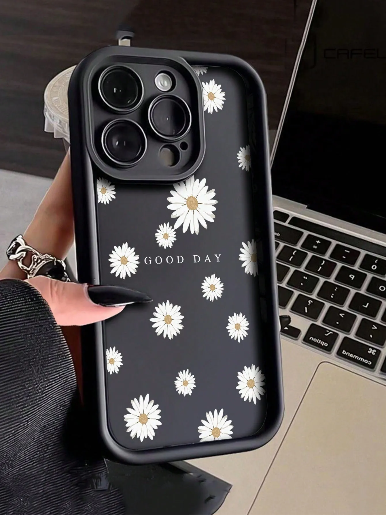 One Personality Simple Small Flower Pattern Thickened Anti-Drop Phone Case For IPhone 11 12 13 14 11Pro Max 12Pro Max 13Pro Max 14Pro Max XR 15 15PRO 15PROMAX And Samsung Galaxy A05, A15, A25, A35, A55, S23, S24 Series