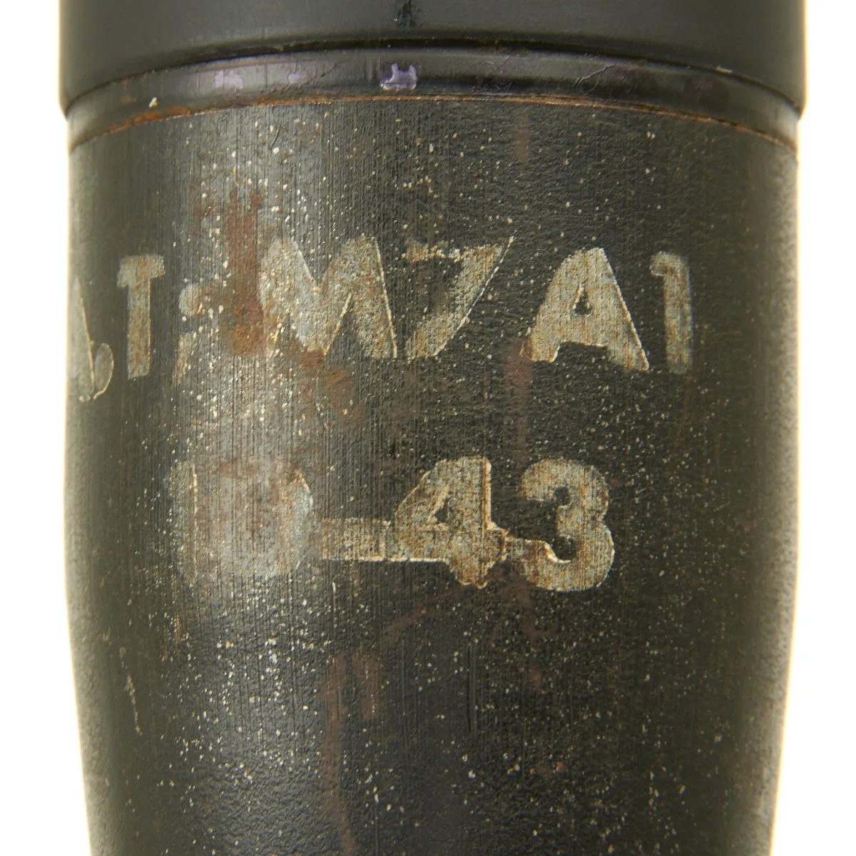 Original U.S. WWII Bazooka M7A1 Practice Rocket by SIMCO - Dated 1943