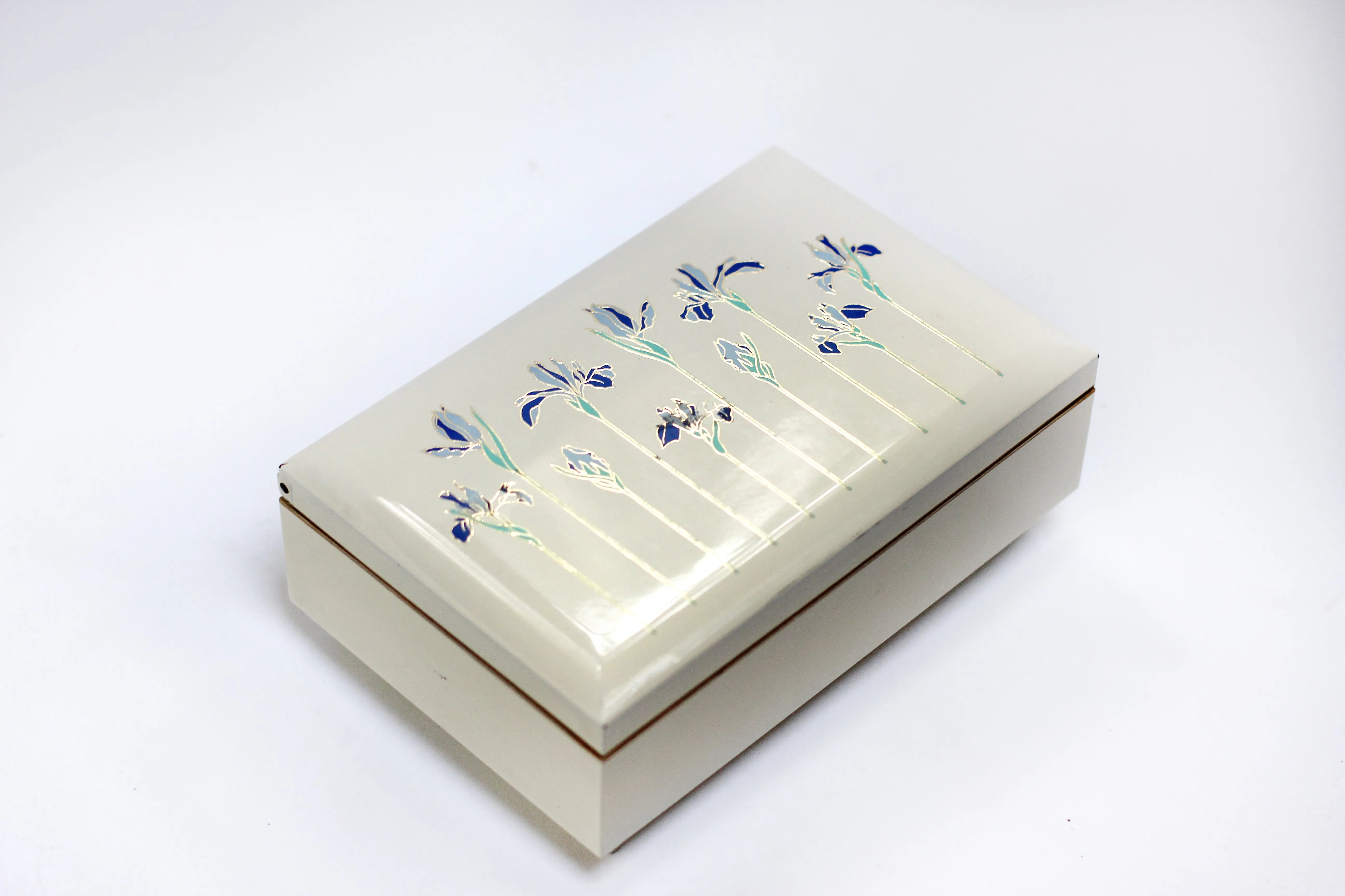 Otagiri Royal Iris Ivory Music Jewellery Box #113