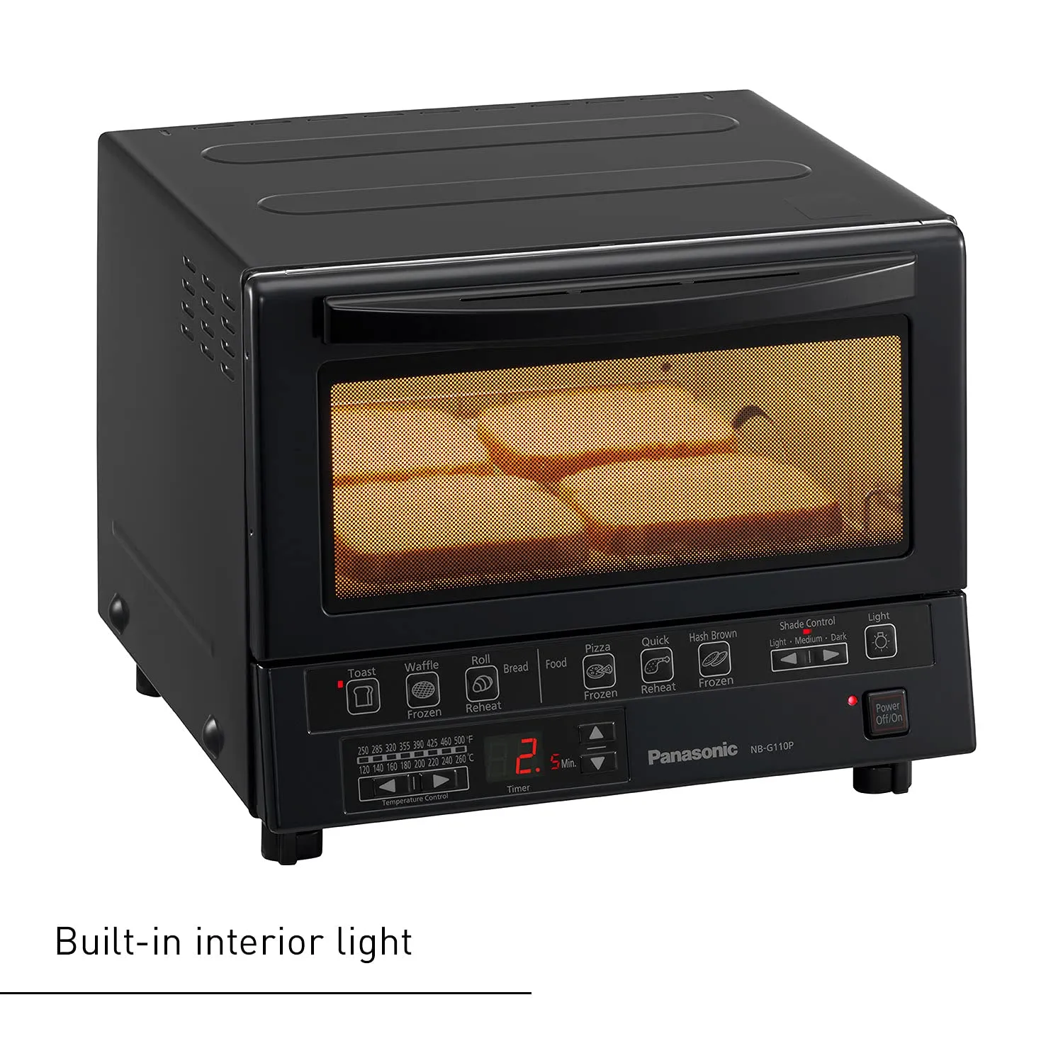 Panasonic Flashxpress Toaster Oven With Double Infrared Heating and Tray 4 Slice