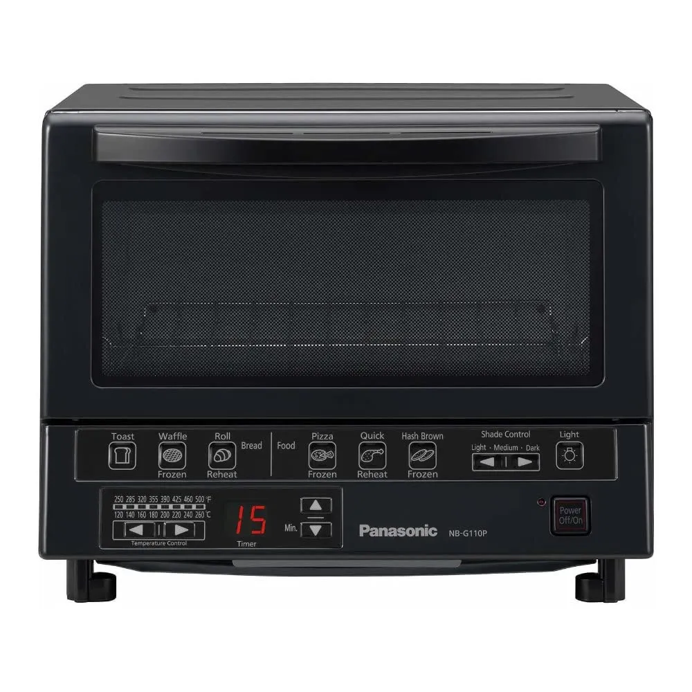 Panasonic Flashxpress Toaster Oven With Double Infrared Heating and Tray 4 Slice