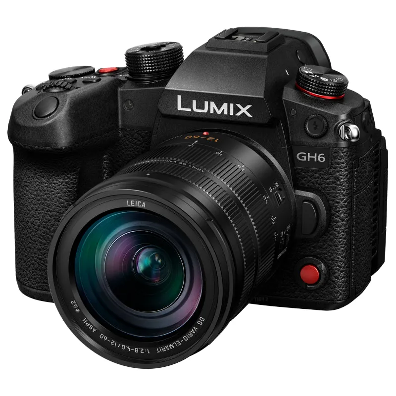 Panasonic Lumix GH6 Mirrorless Camera with 12-60mm f-2.8-4 Lens