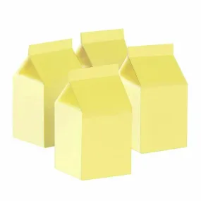 Pastel Yellow Milk Boxes (10 pack)