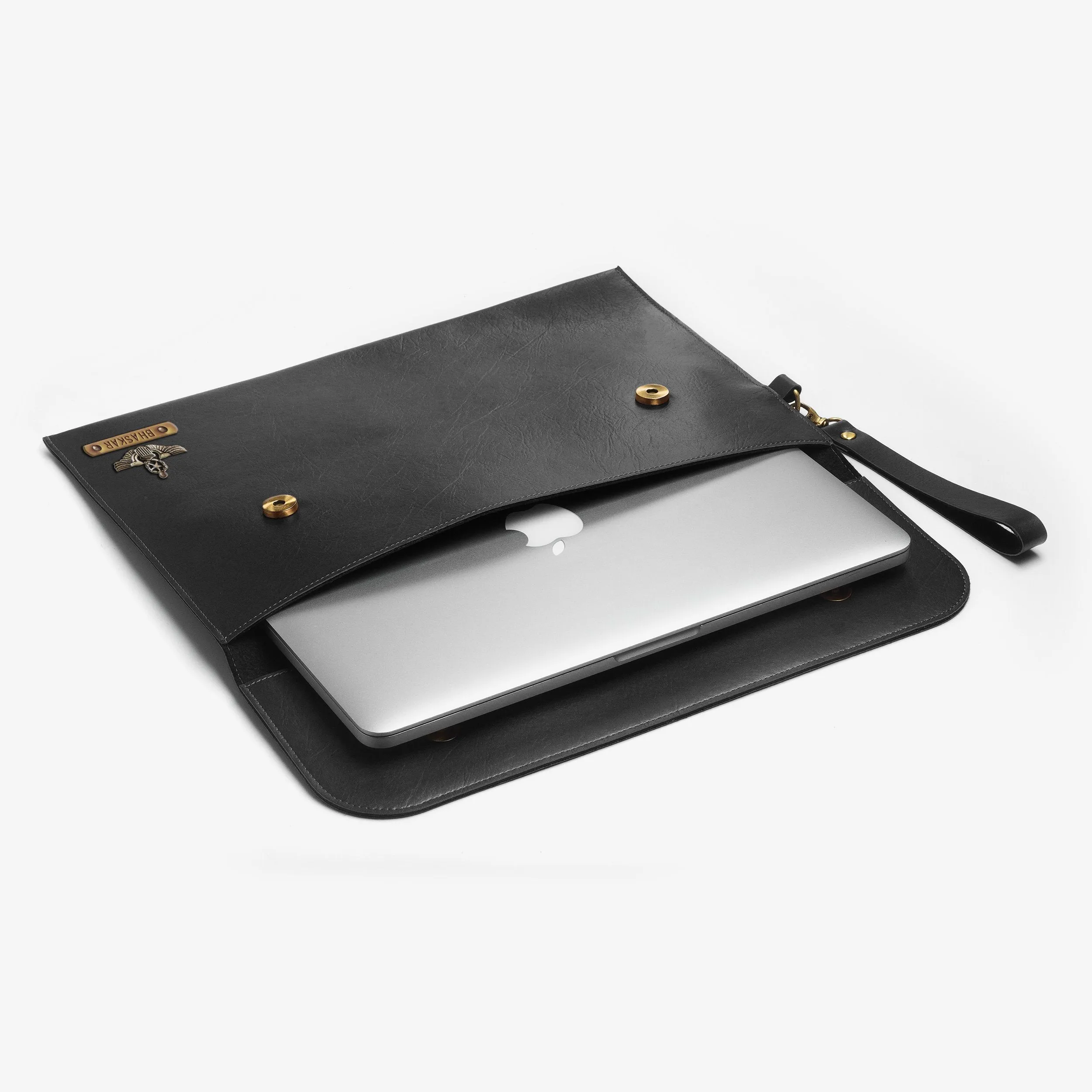 Personalized Laptop/Macbook Sleeve - Black - 13 inches