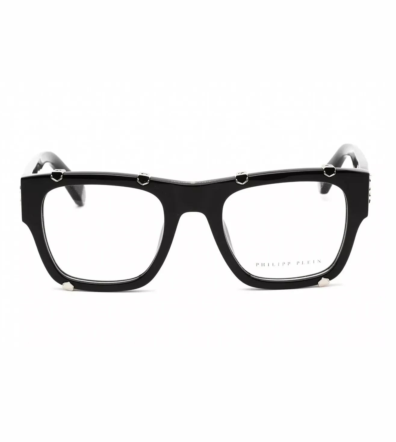 Philipp Plein Men's Black Square Optical Frame