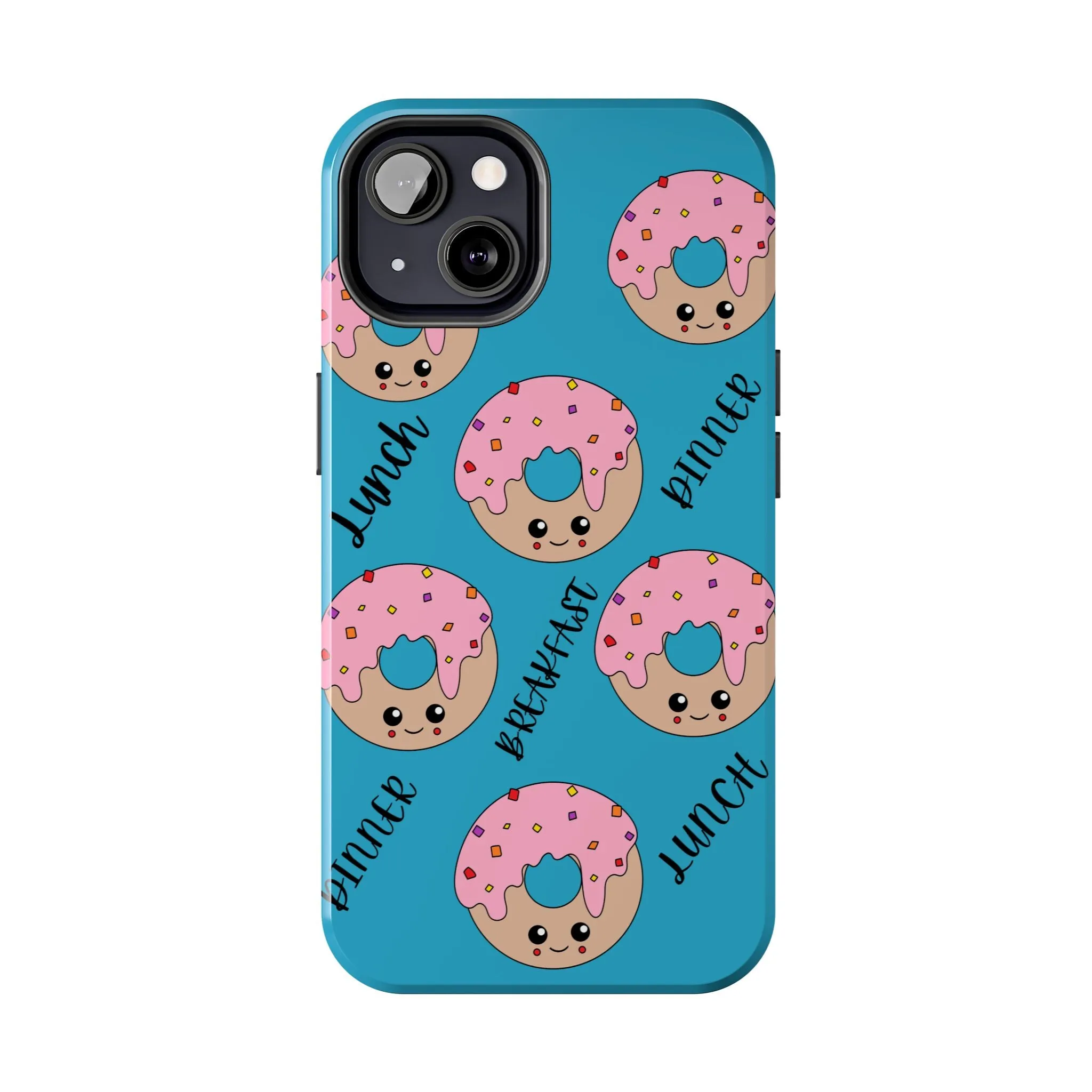 Pink Donut Tough Phone Cases