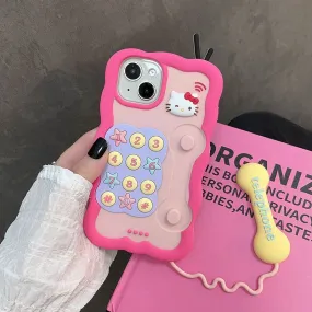 Pink Kitty Telephone Phone Case