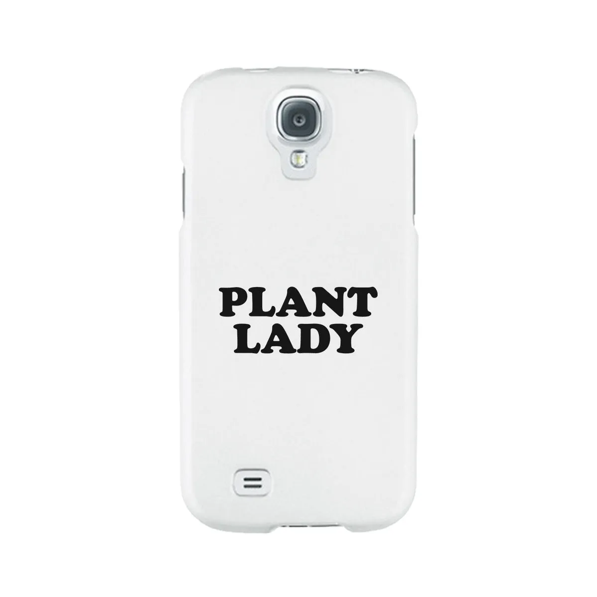 Plant Lady White Phone Case Simple Letter Printed Gifts For Her