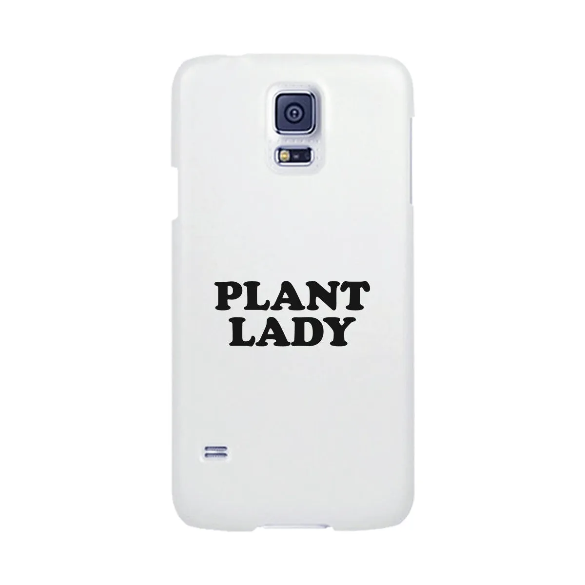 Plant Lady White Phone Case Simple Letter Printed Gifts For Her