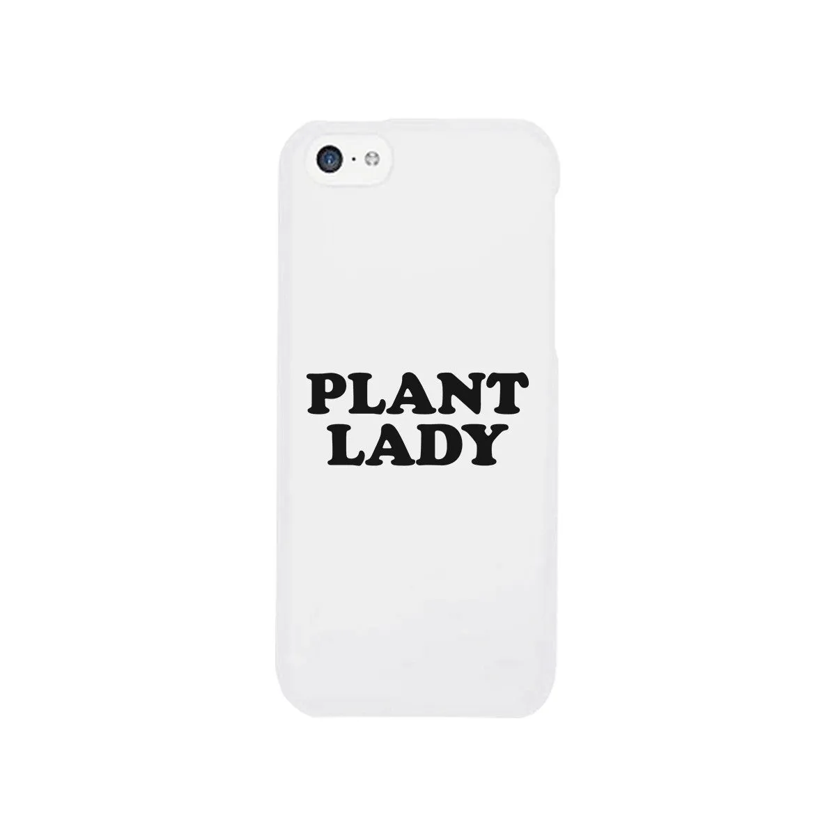 Plant Lady White Phone Case Simple Letter Printed Gifts For Her