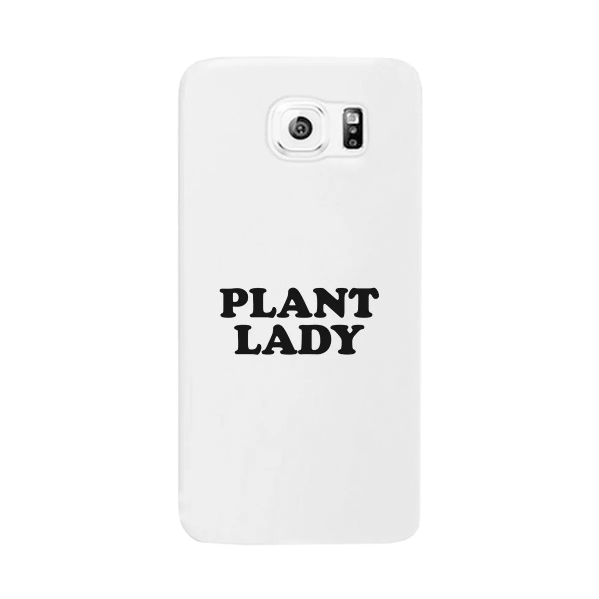 Plant Lady White Phone Case Simple Letter Printed Gifts For Her