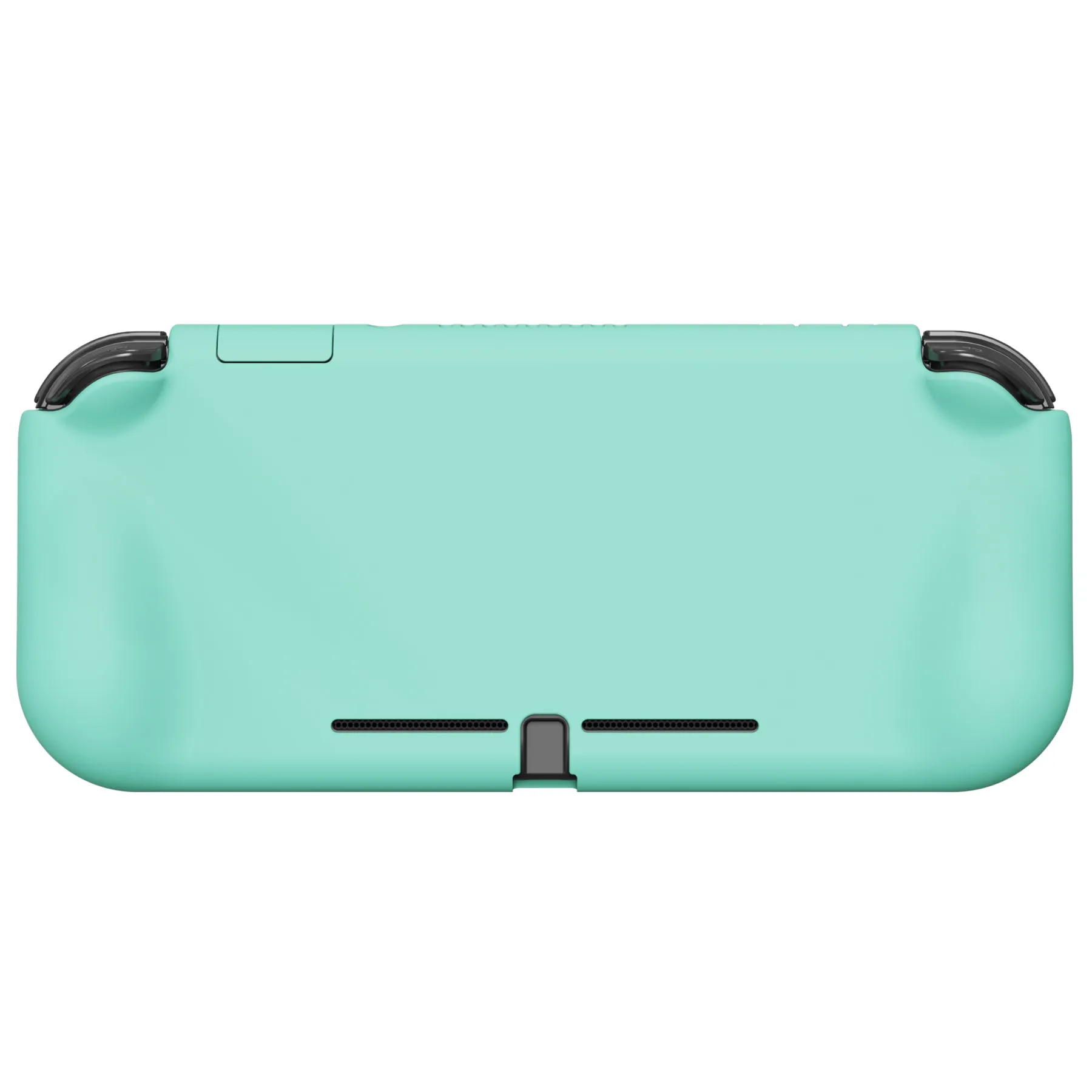 PlayVital ZealProtect Protective Case for Nintendo Switch Lite, Hard Shell Ergonomic Grip Cover for Nintendo Switch Lite w/Screen Protector & Thumb Grip Caps & Button Caps - Misty Green - PSLYP3005