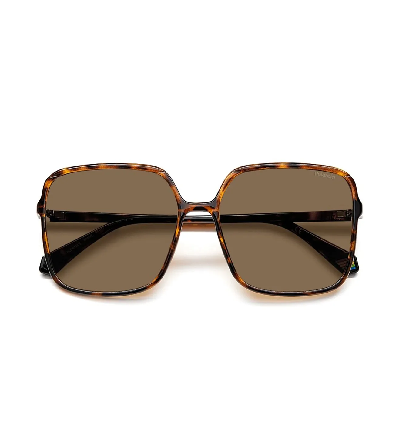 Polaroid Women's Brown Square Sunglasses