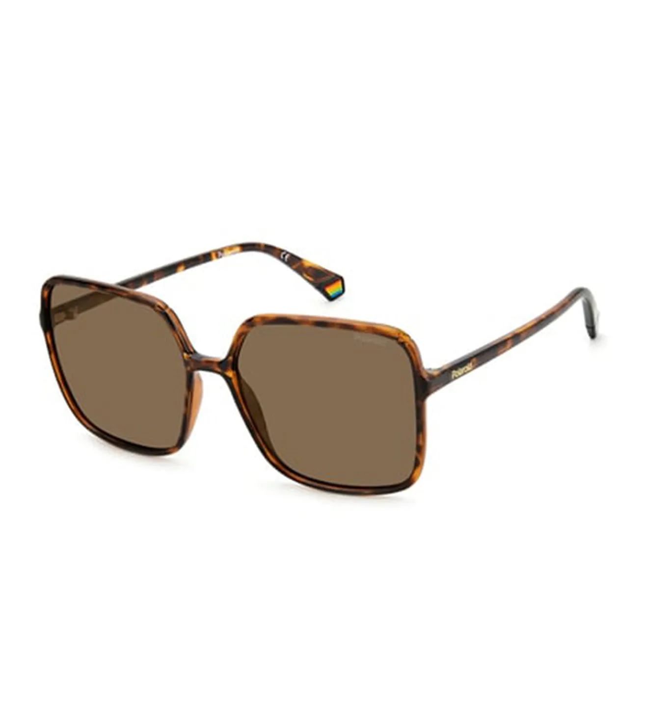 Polaroid Women's Brown Square Sunglasses