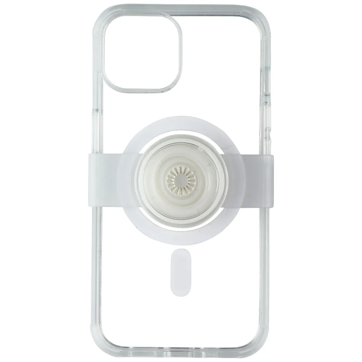 PopSockets Case for MagSafe with Grip and Slide for iPhone 14 - Clear