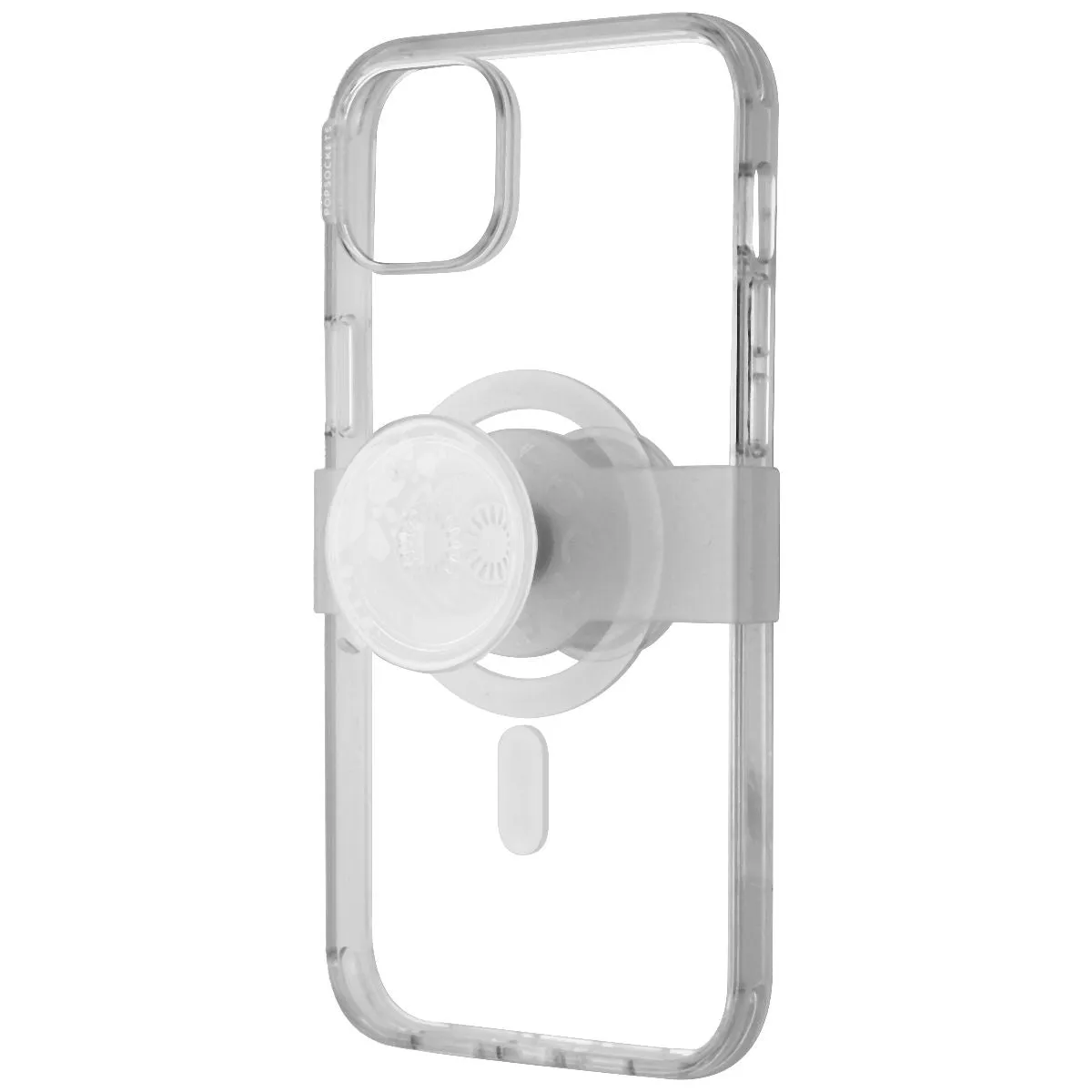 PopSockets Case for MagSafe with Grip and Slide for iPhone 14 Plus - Clear