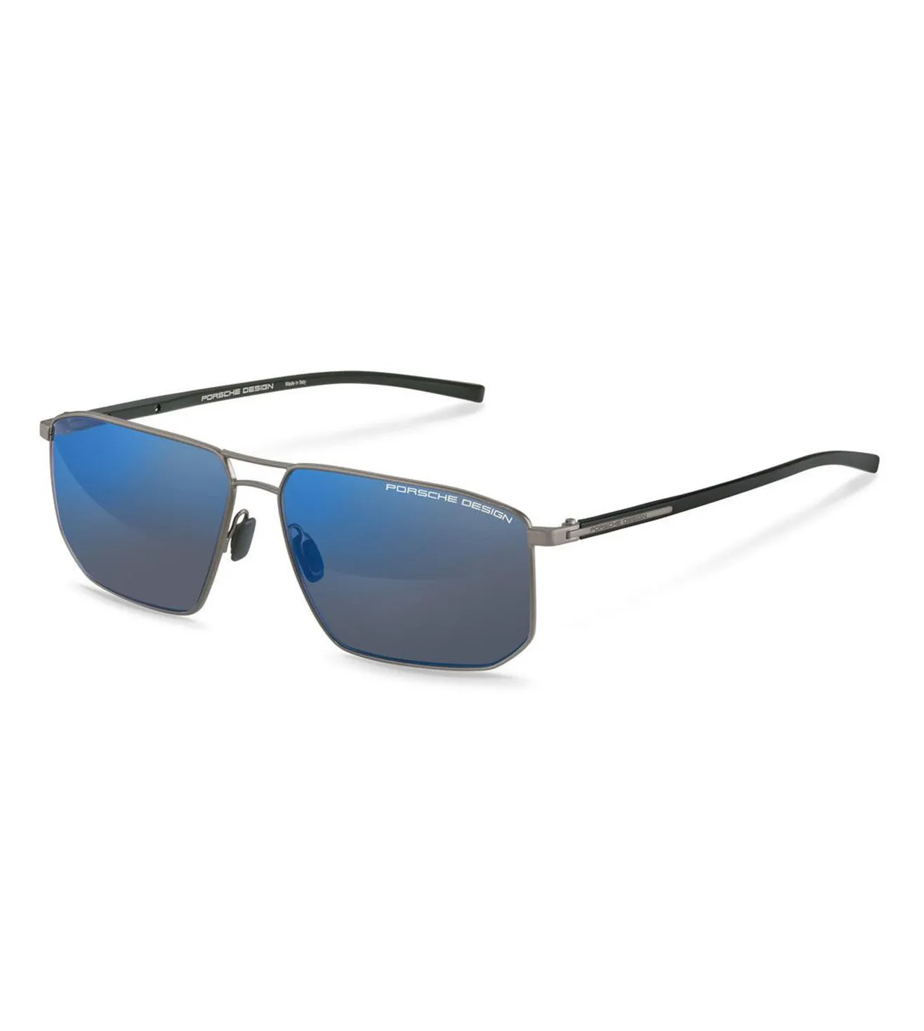 Porsche Design Men's Dark blue-mirrored Aviator Sunglasses