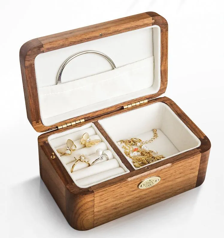 Premium Eyes on Me Wooden Music Box with Jewelry Box